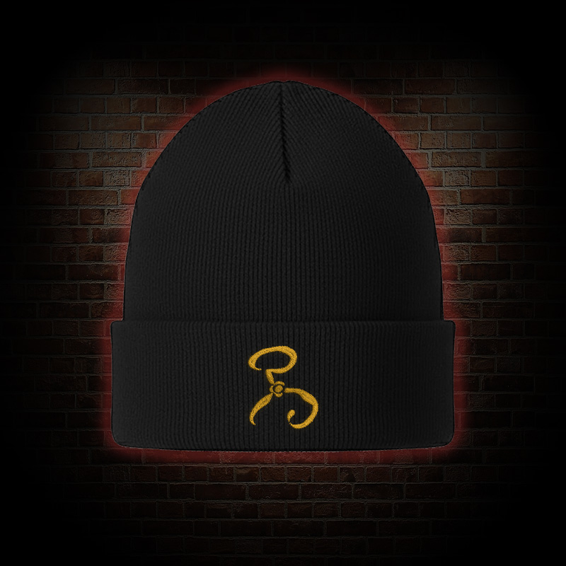 The King in Yellow Embroidered Beanie