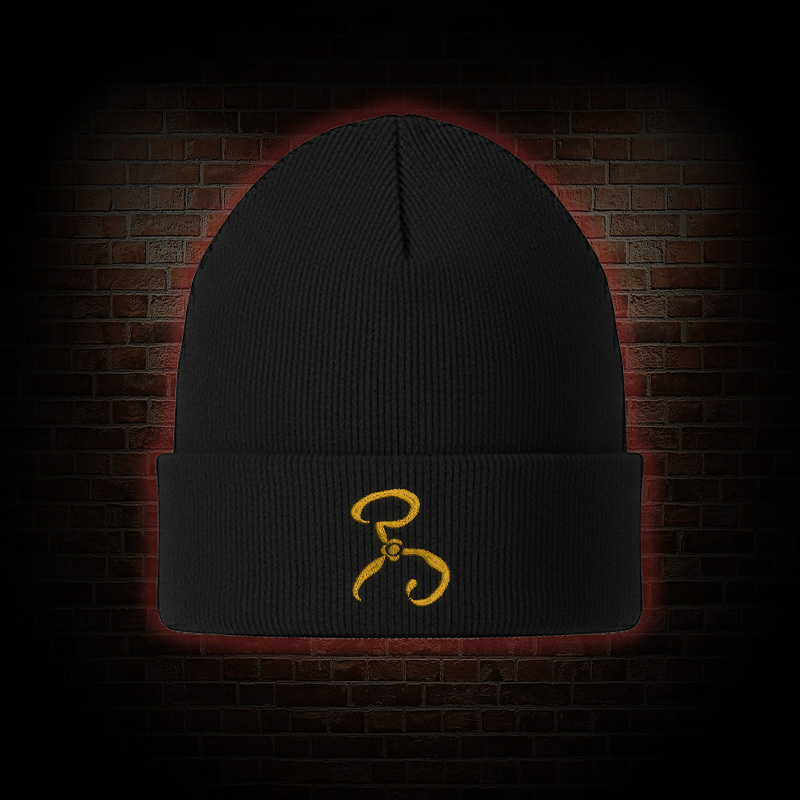 The King in Yellow Embroidered Beanie