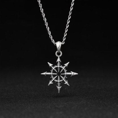 Chaos Star Sculptural Necklace