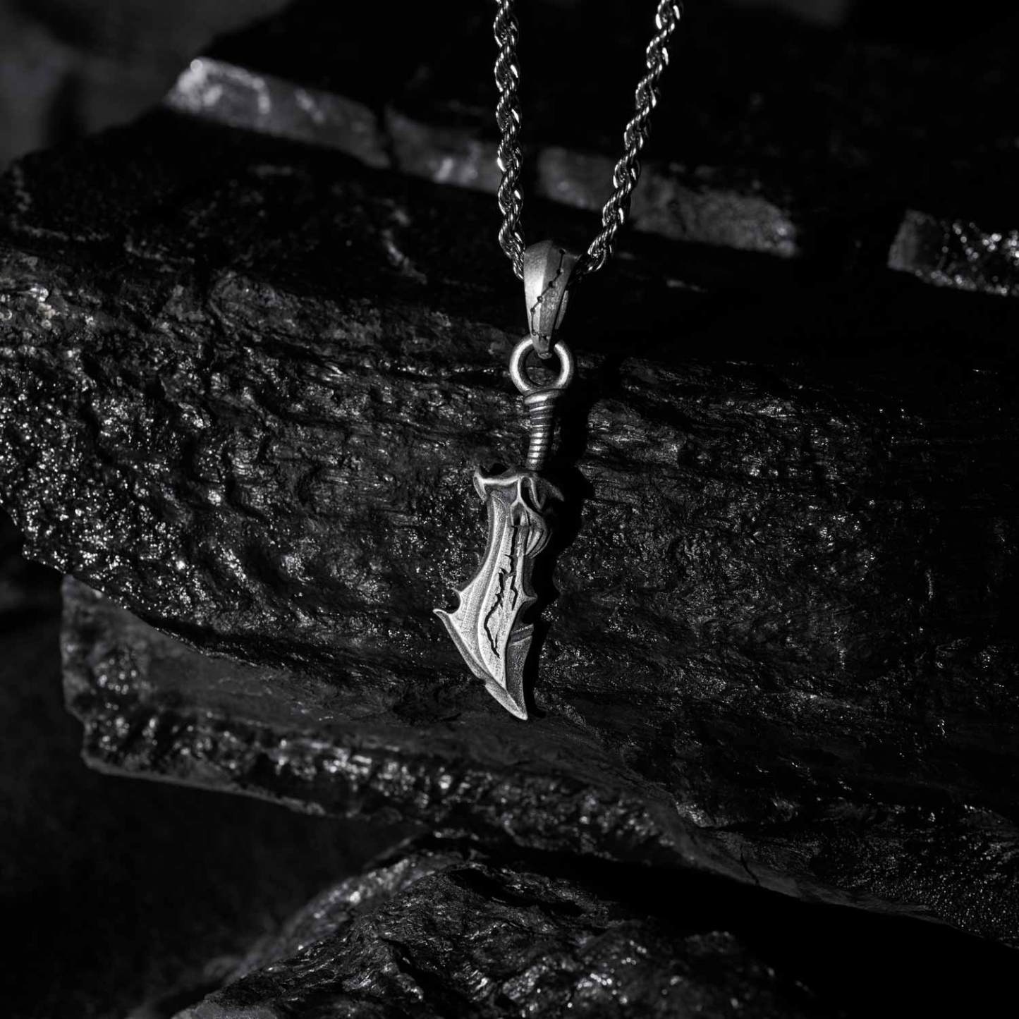 Blades of Chaos Sculptural Necklace