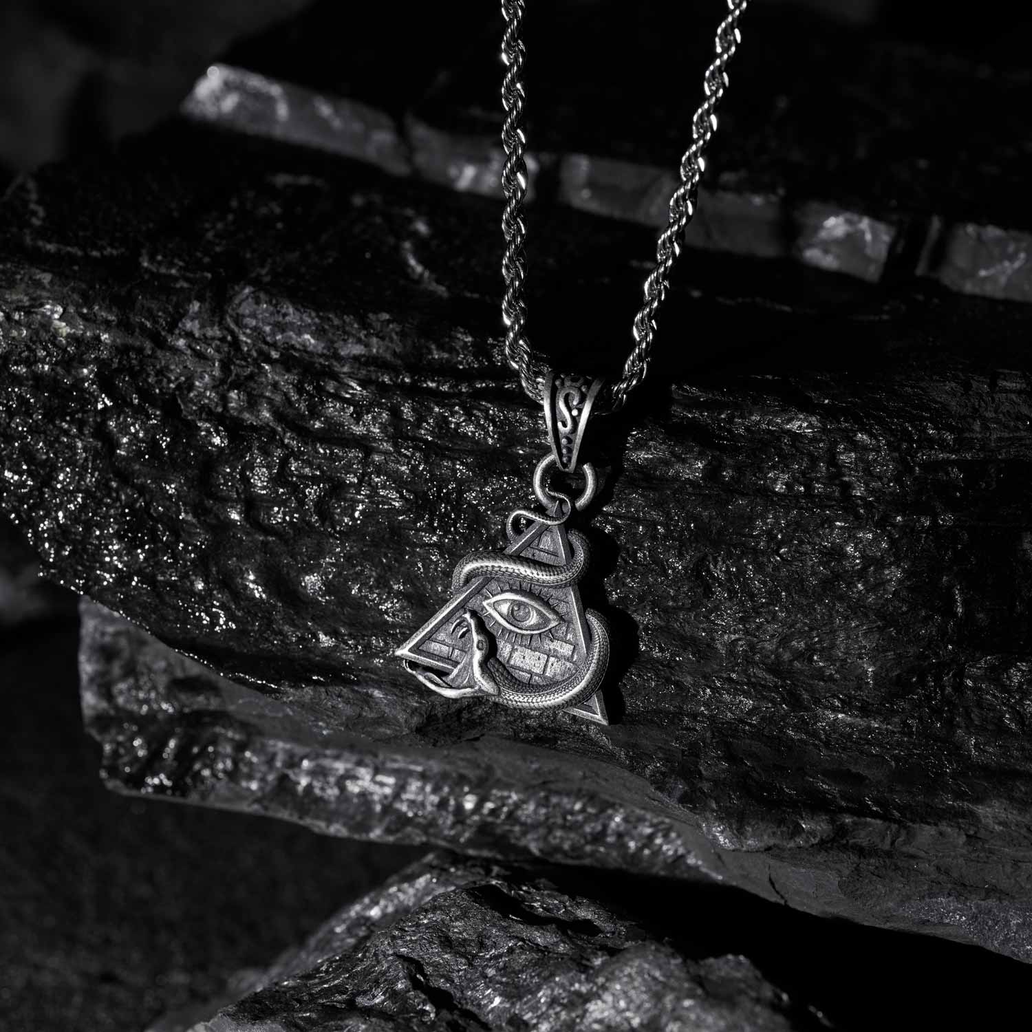 All Seeing Eye Sculptural Necklace