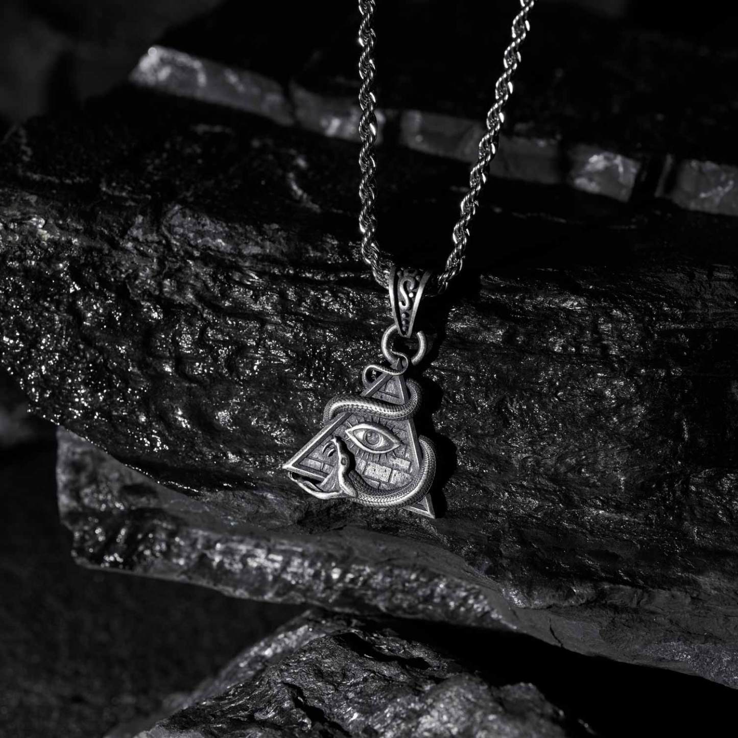 All Seeing Eye Sculptural Necklace