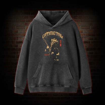 Catmetal Washed Hoodie