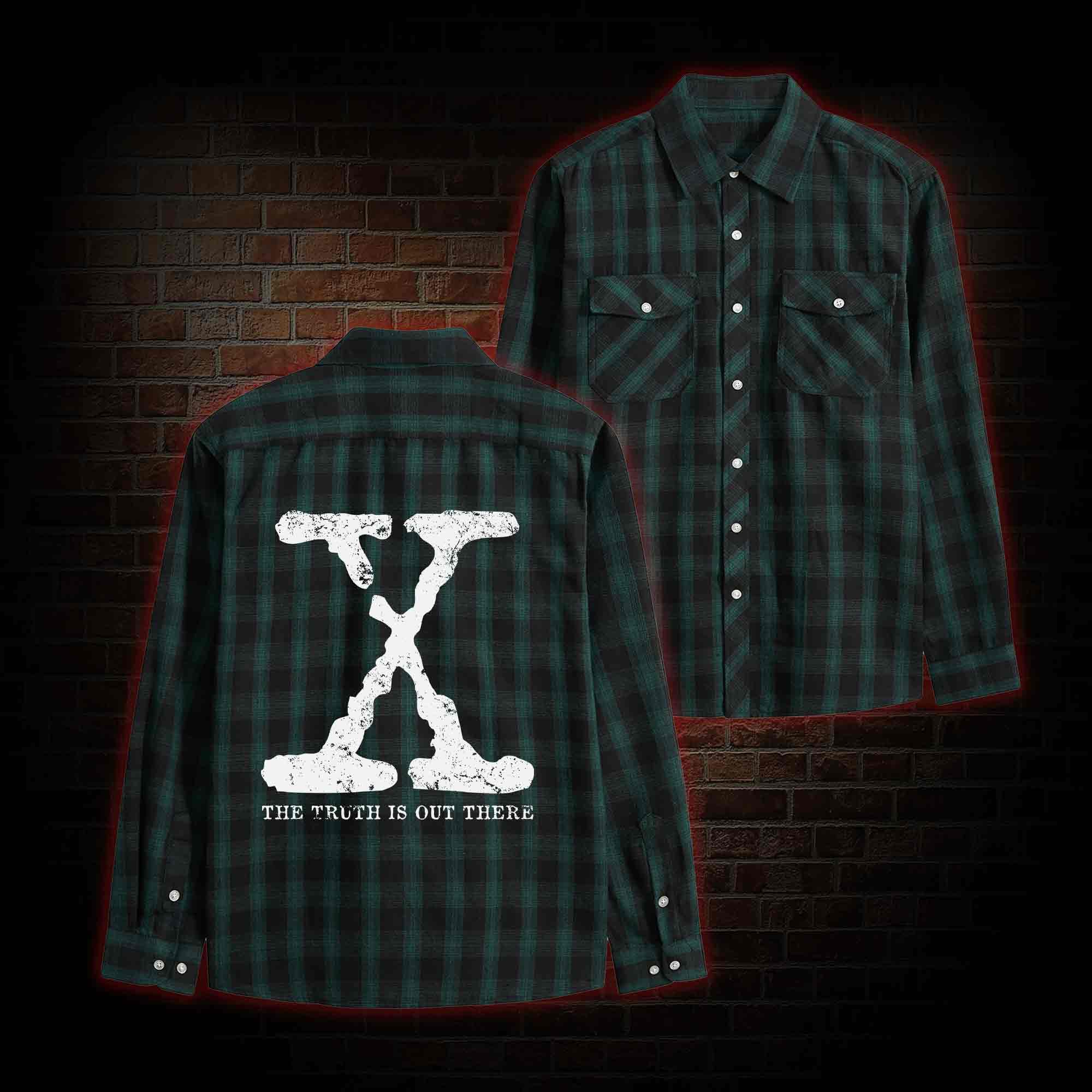 The Truth is Out There Retro Unisex Flannel Shirt