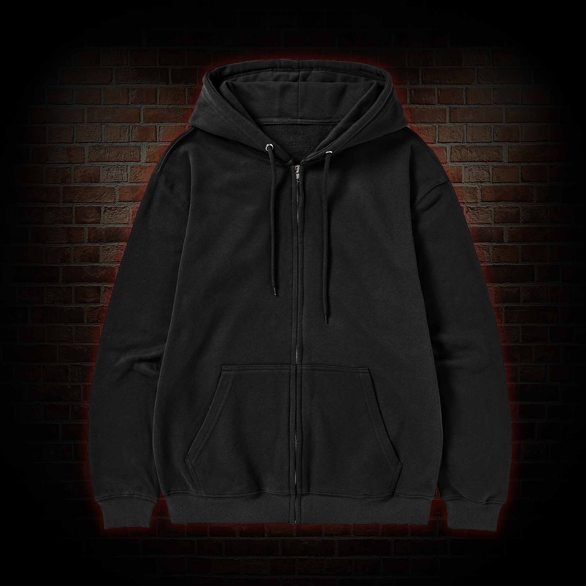 Unisex Fleece Zipper Hoodie