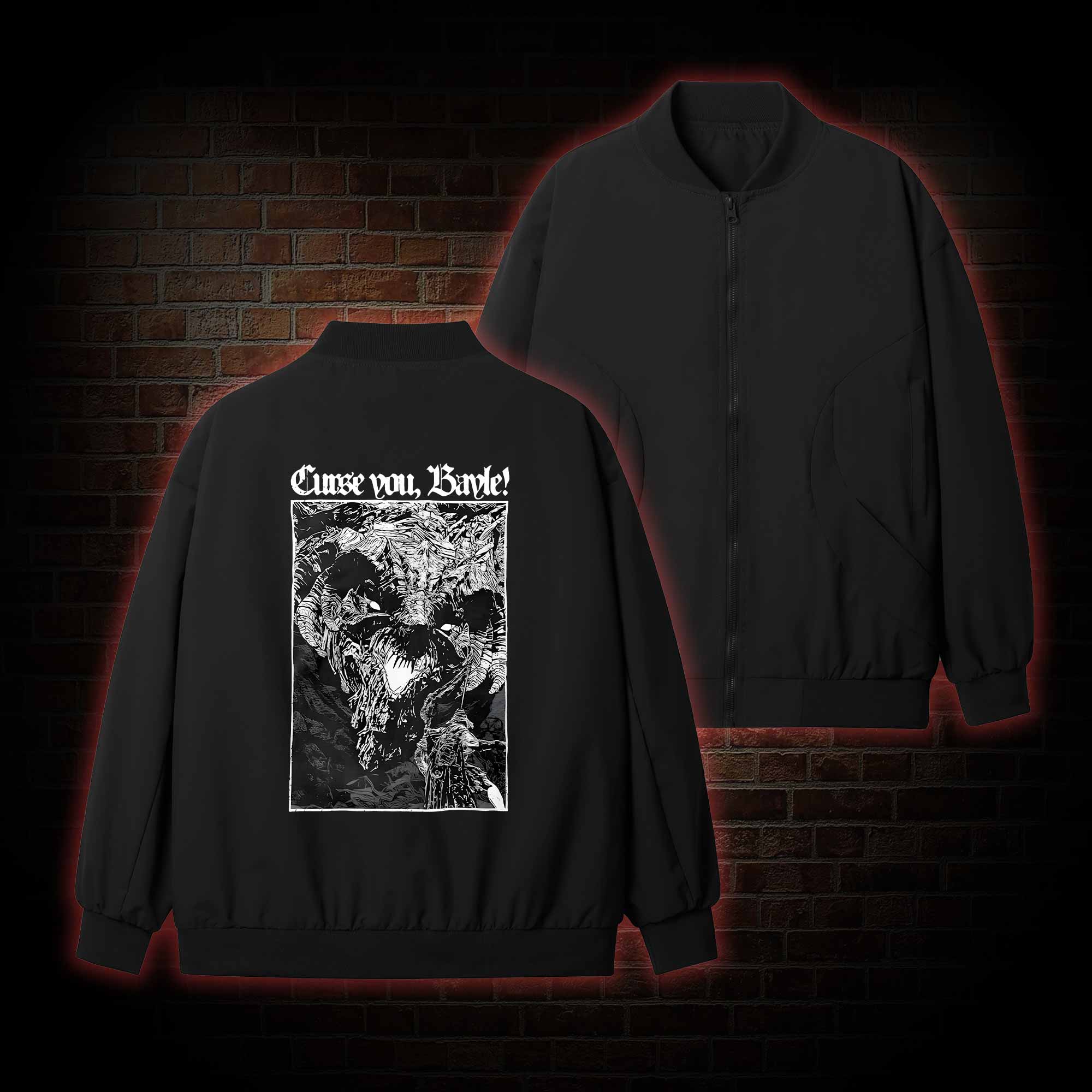 Curse You Bayle! Bomber Jacket