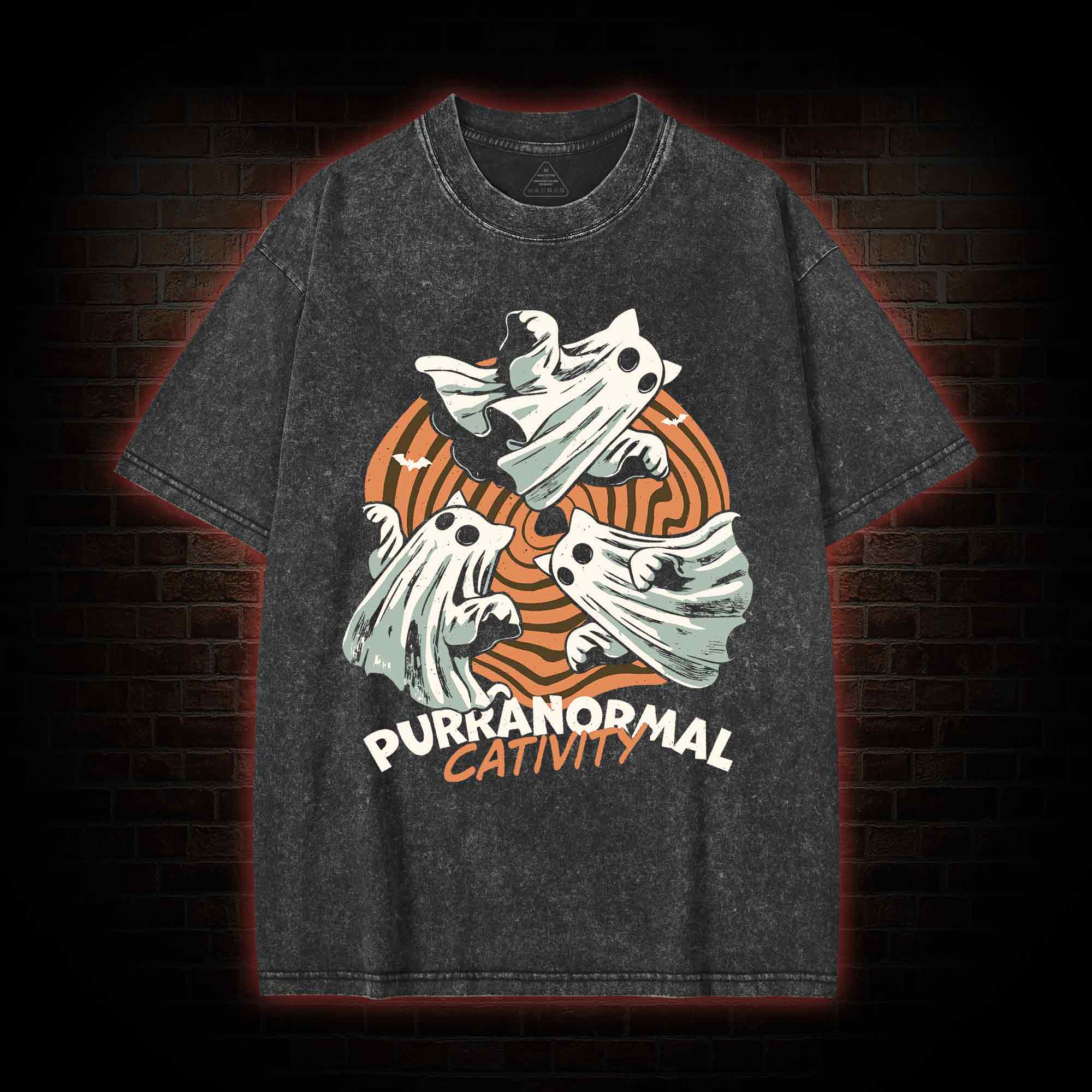 Ghost Hunting Washed T-shirt