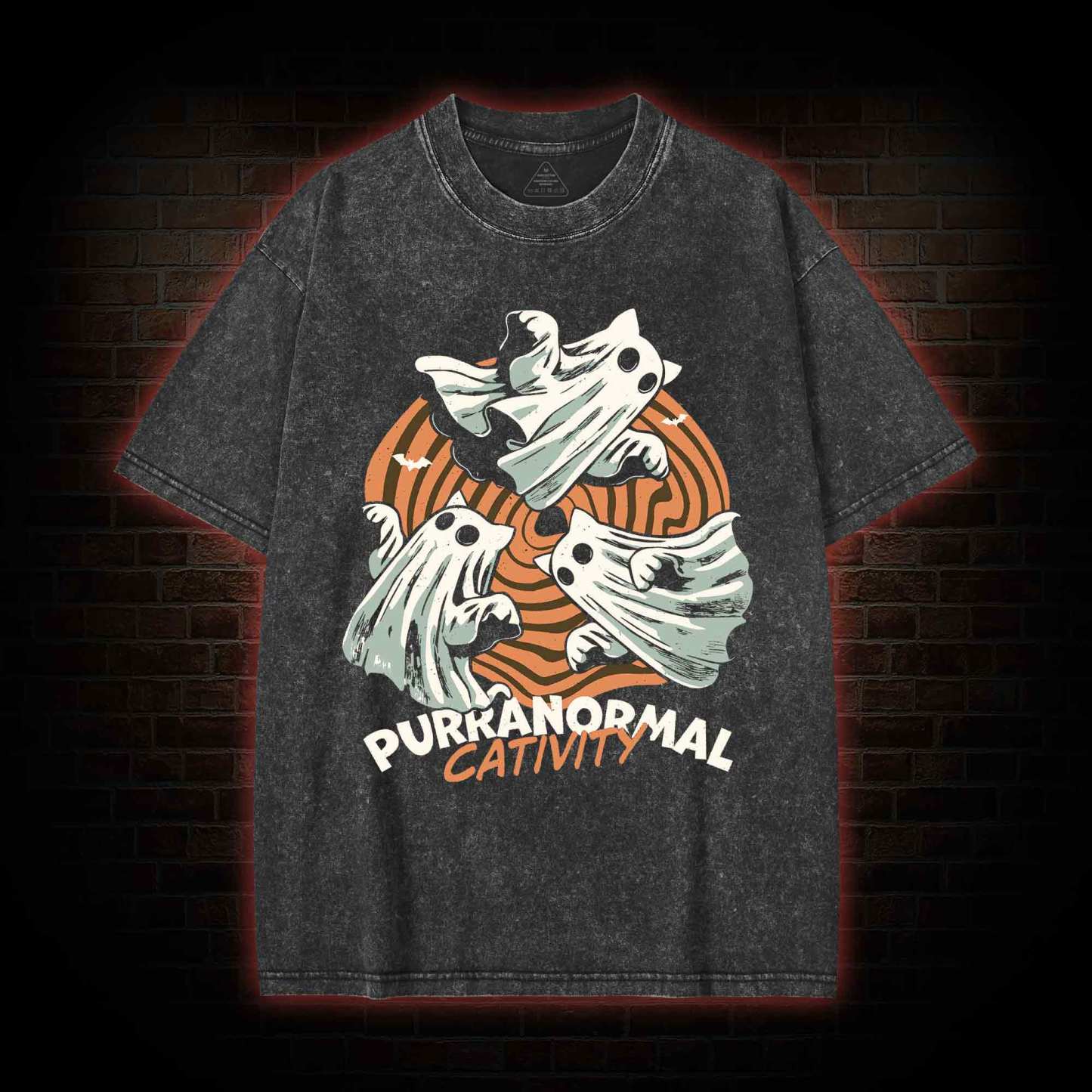 Ghost Hunting Washed T-shirt