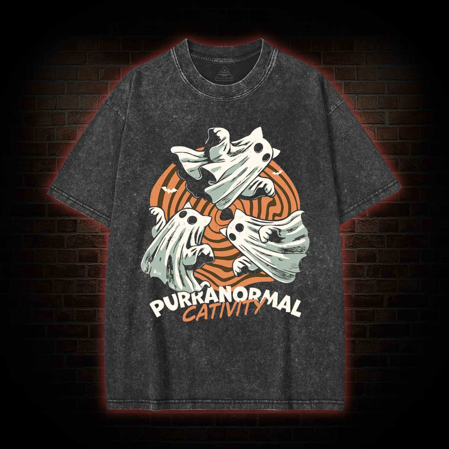 Ghost Hunting Washed T-shirt