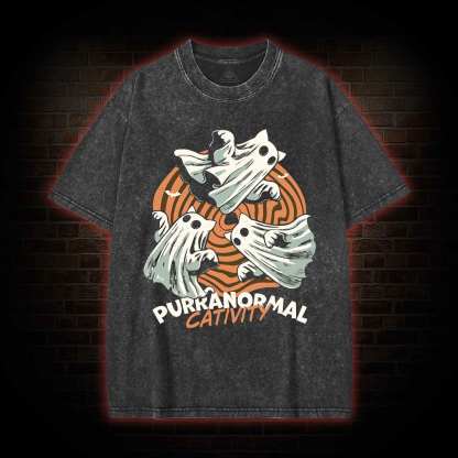 Ghost Hunting Washed T-shirt