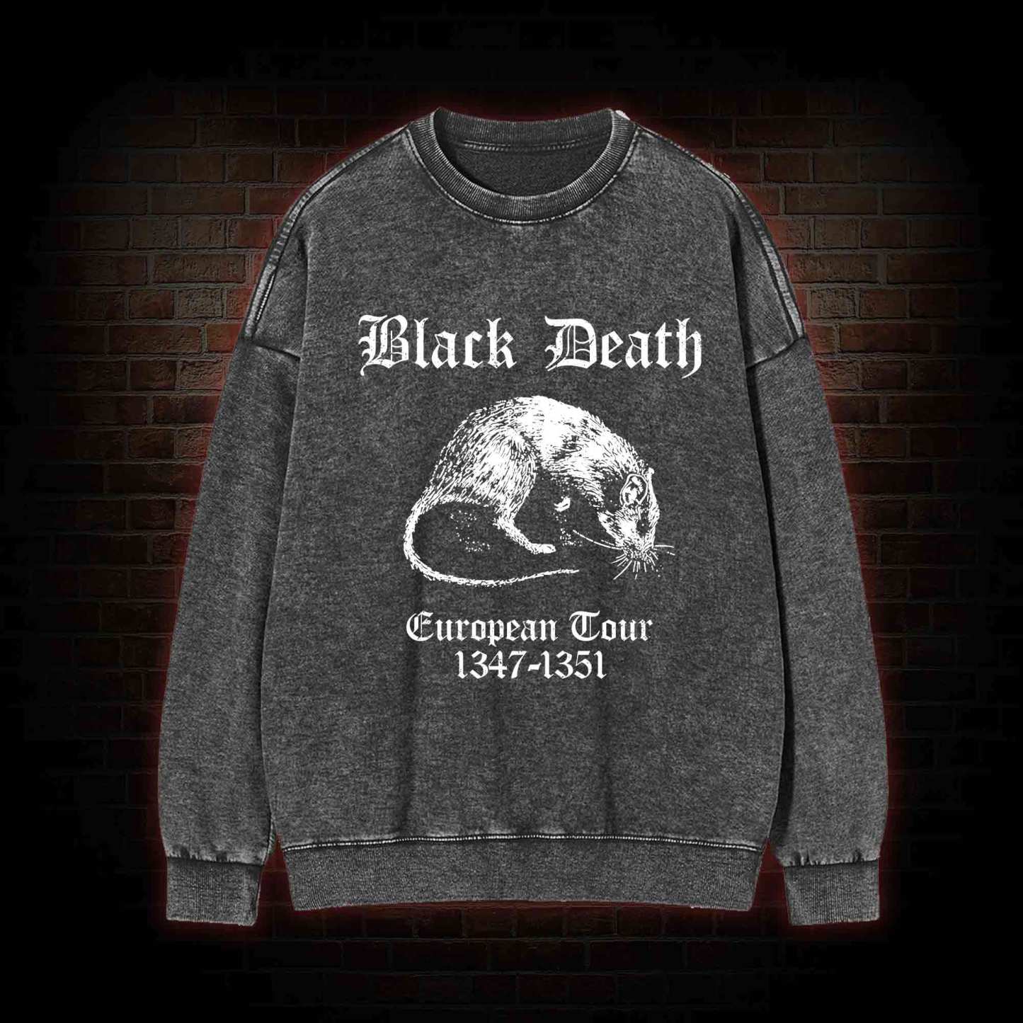 Black Death Washed Sweatshirt