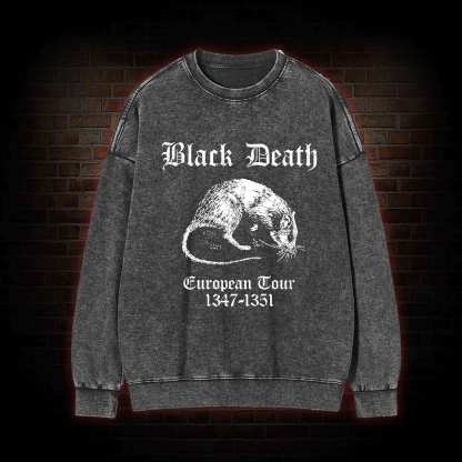Black Death Washed Sweatshirt