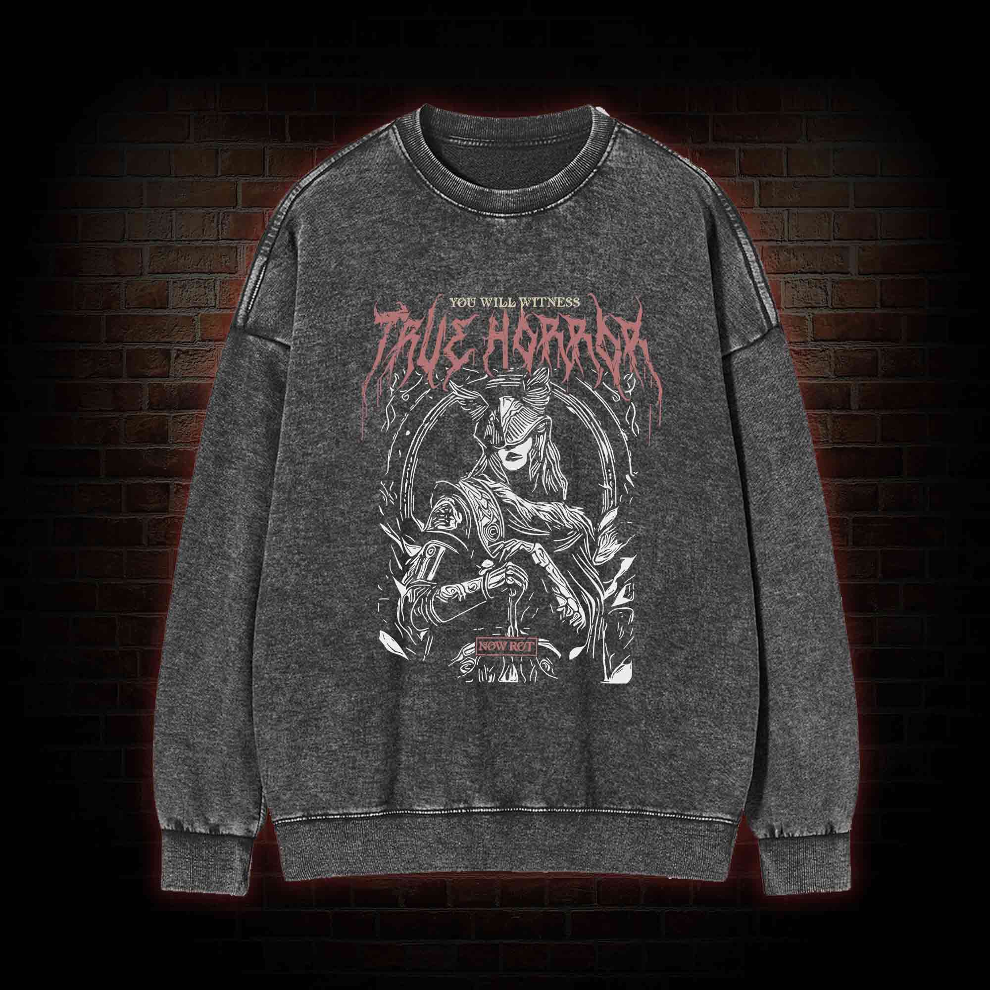True Horror Washed Sweatshirt