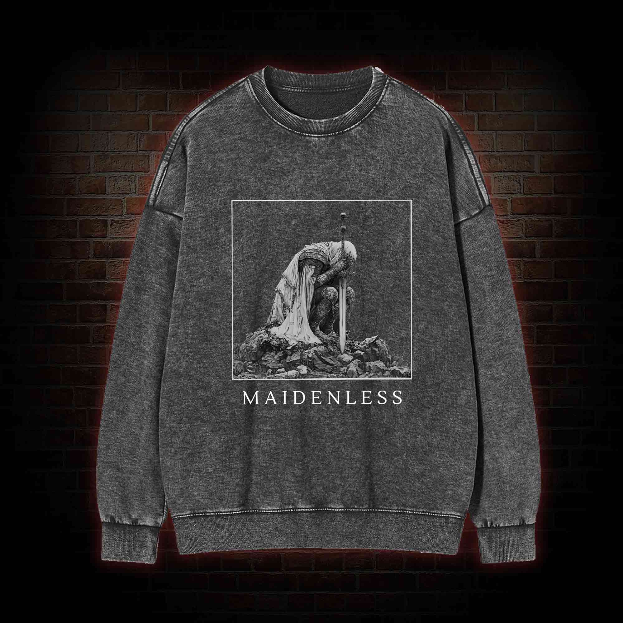 Maidenless Washed Sweatshirt