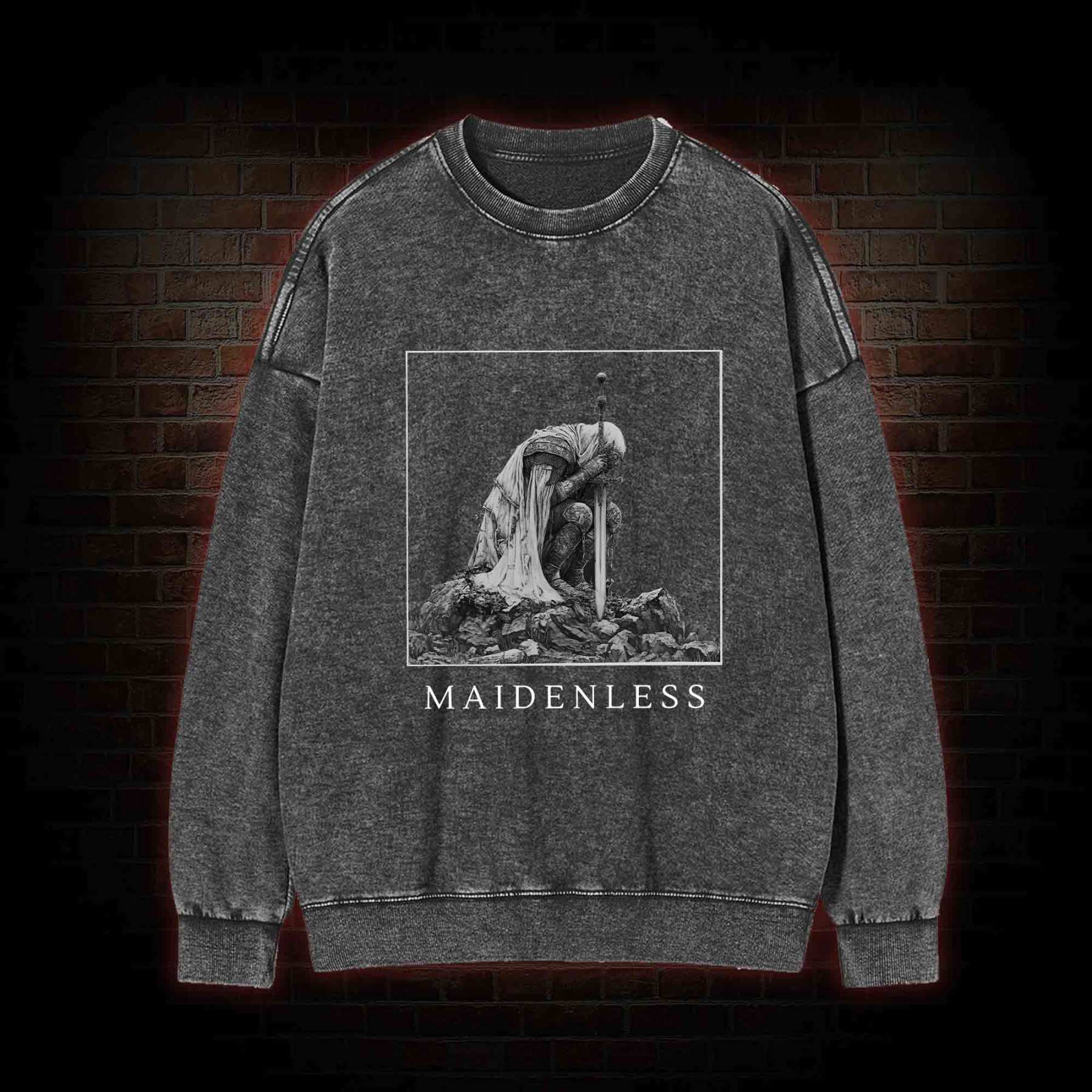 Maidenless Washed Sweatshirt