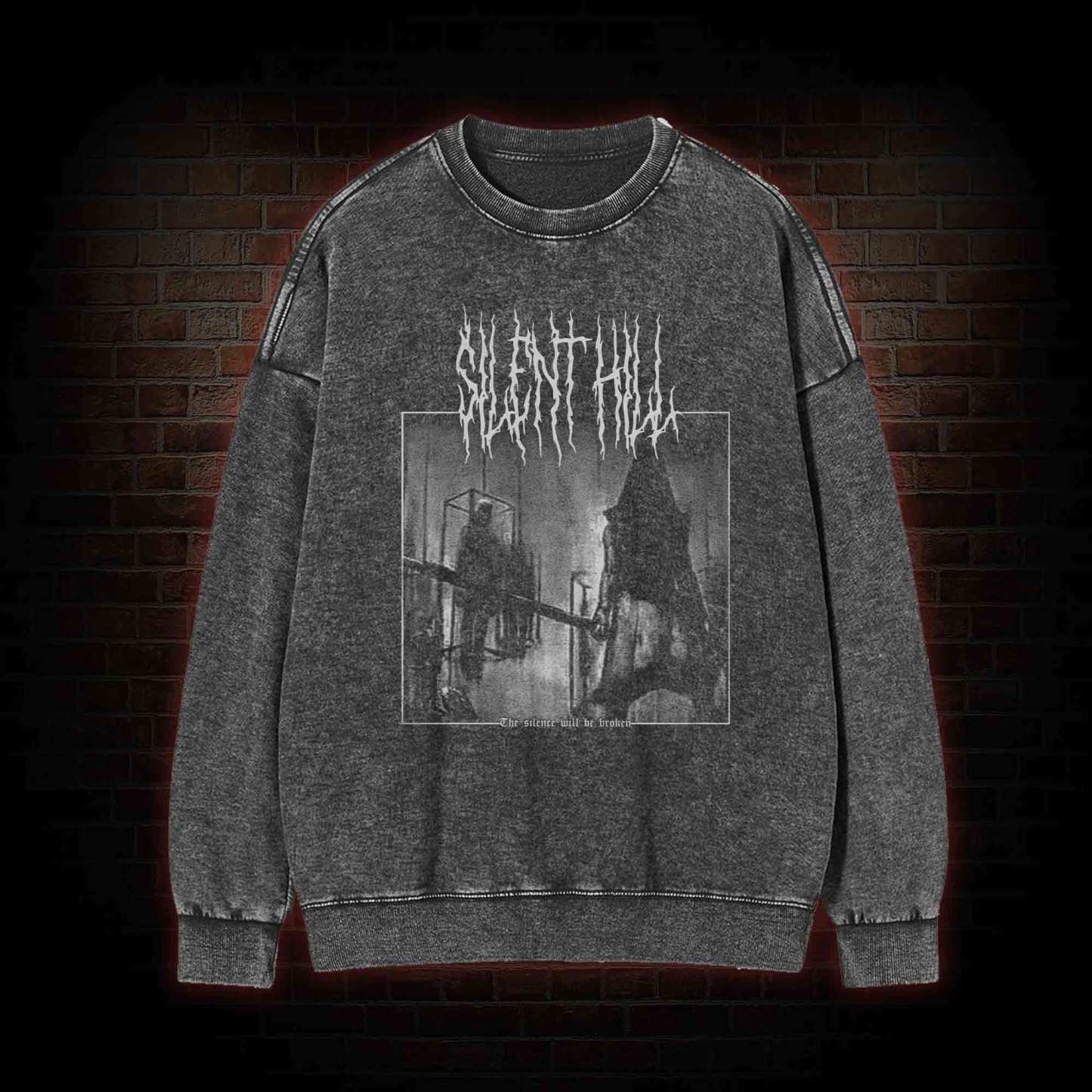 Pyramid Head Washed Sweatshirt