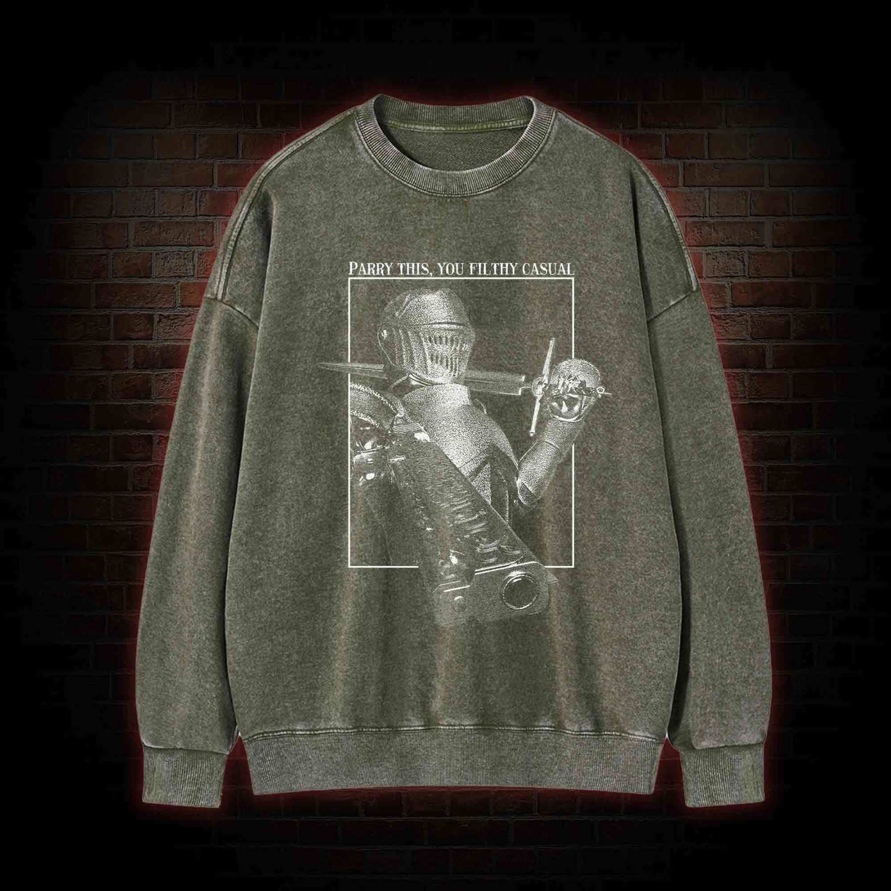 Parry This You Filthy Casual Washed Sweatshirt