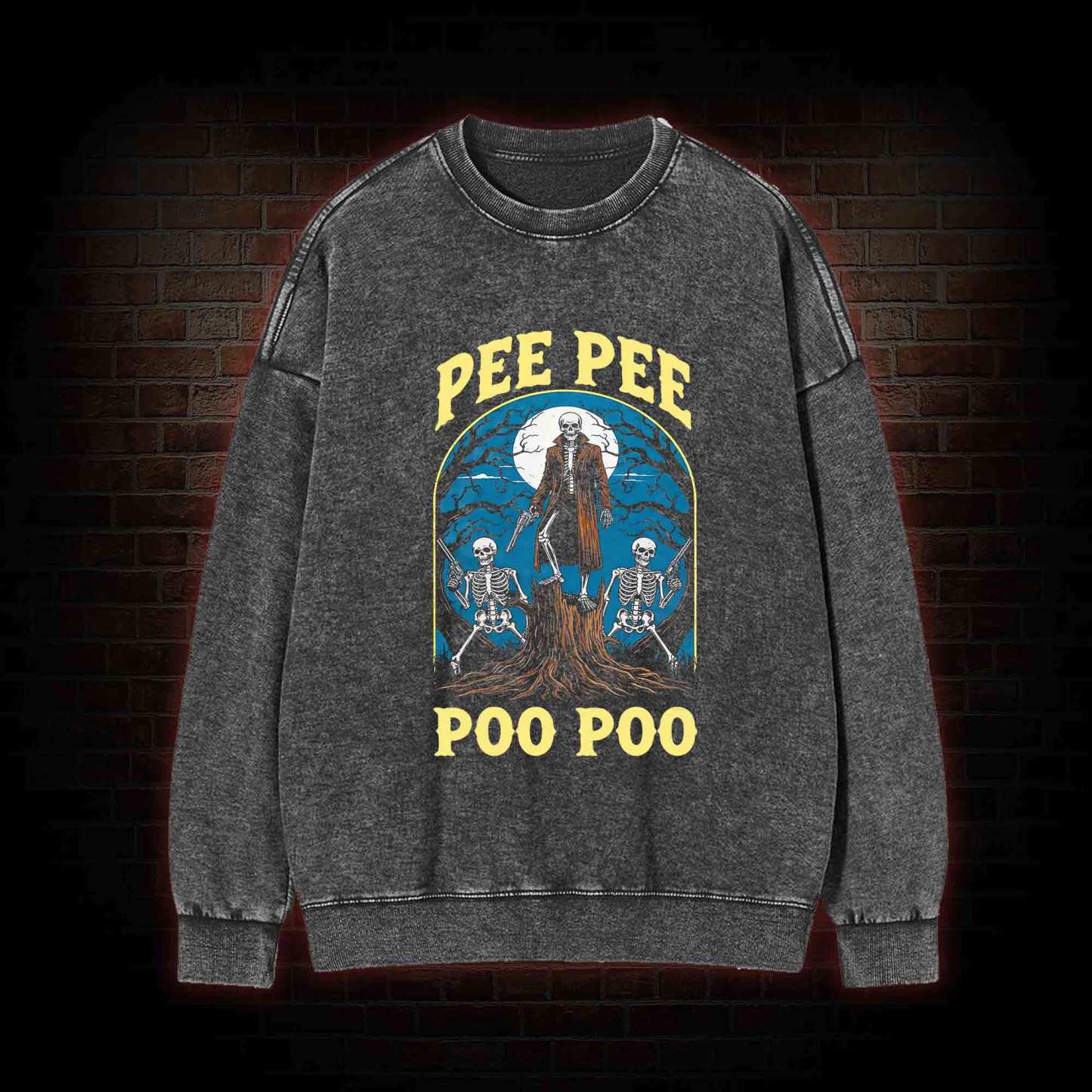 Pee Pee Poo Poo Washed Sweatshirt