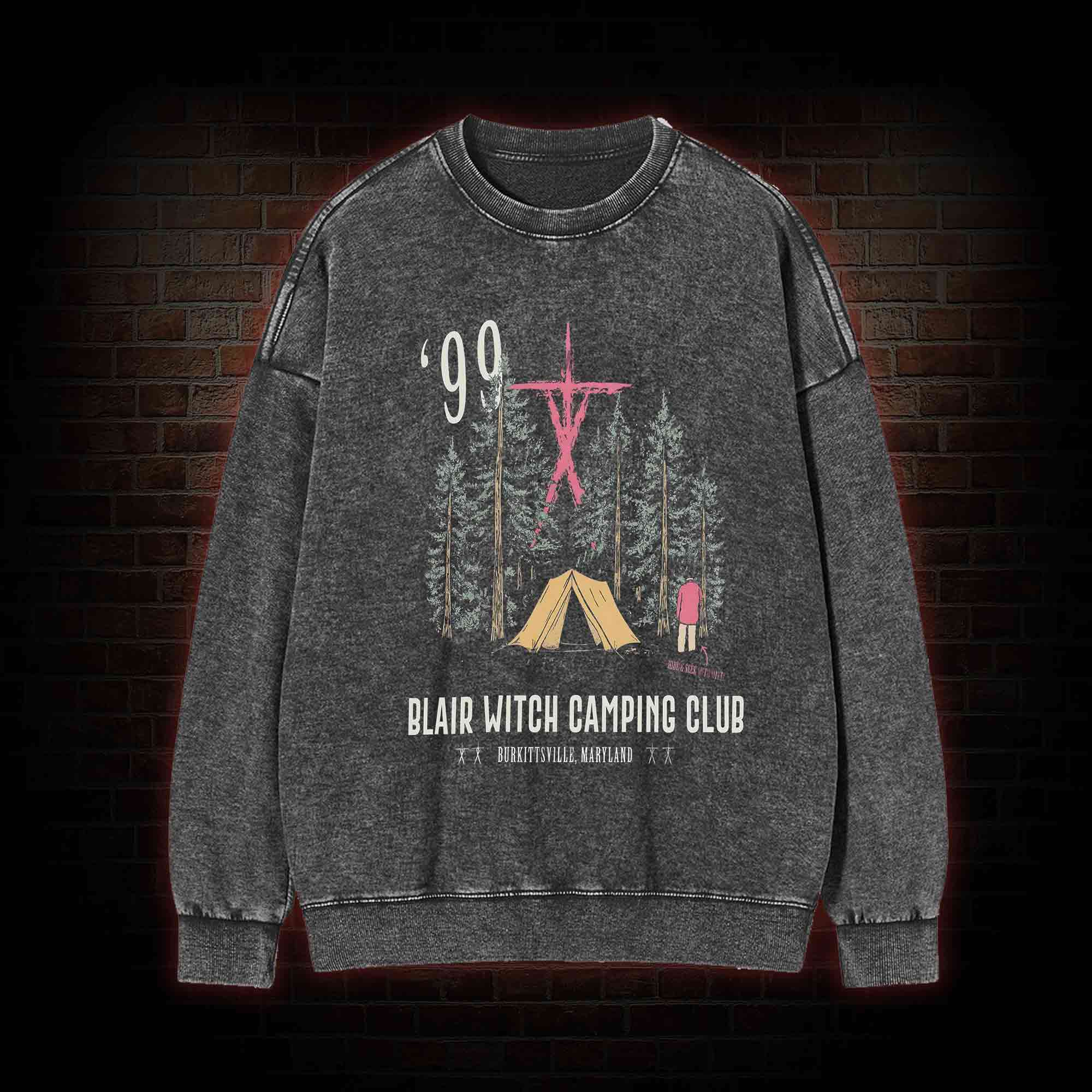Witch Camping Washed Sweatshirt