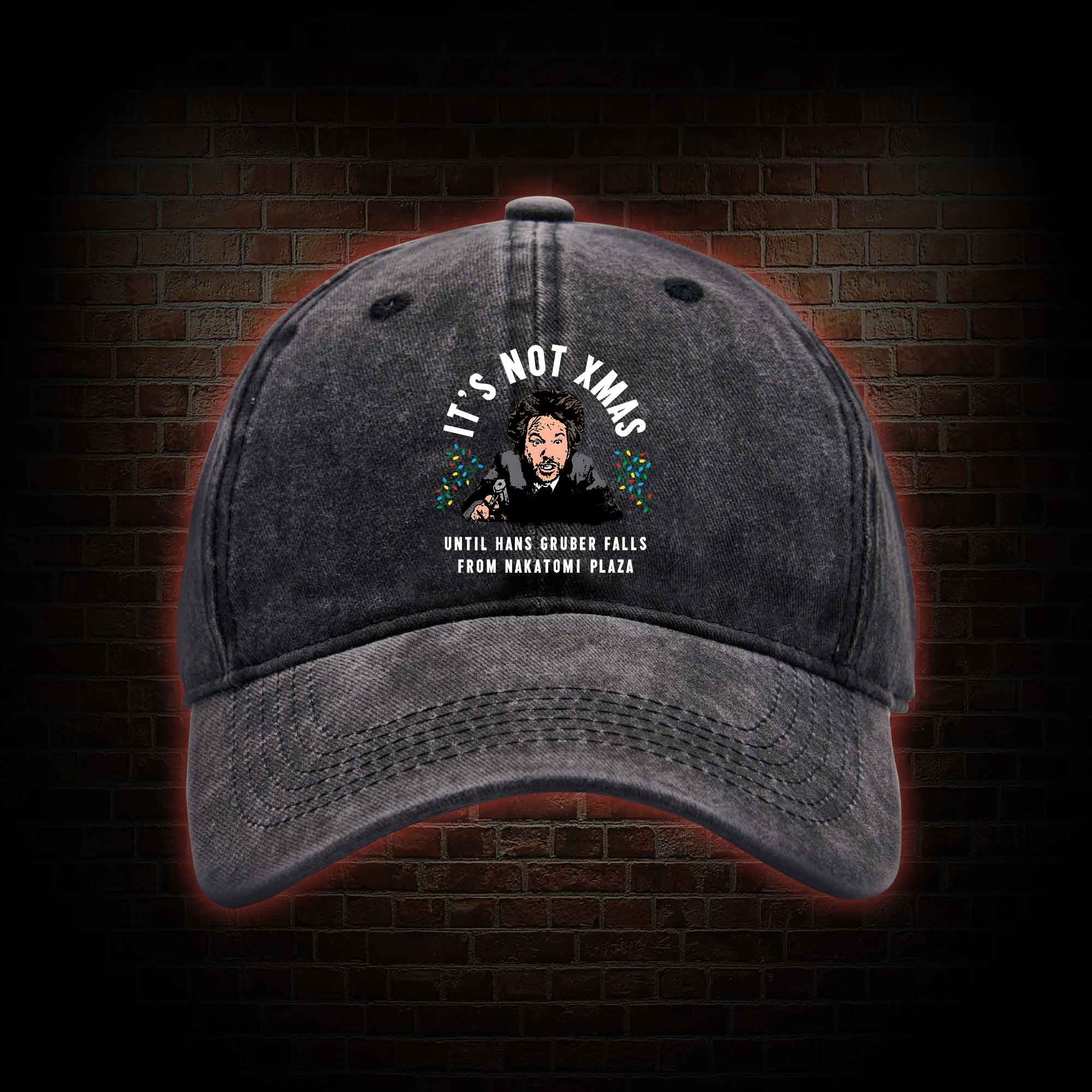 It's Not Xmas Washed Vintage Baseball Cap