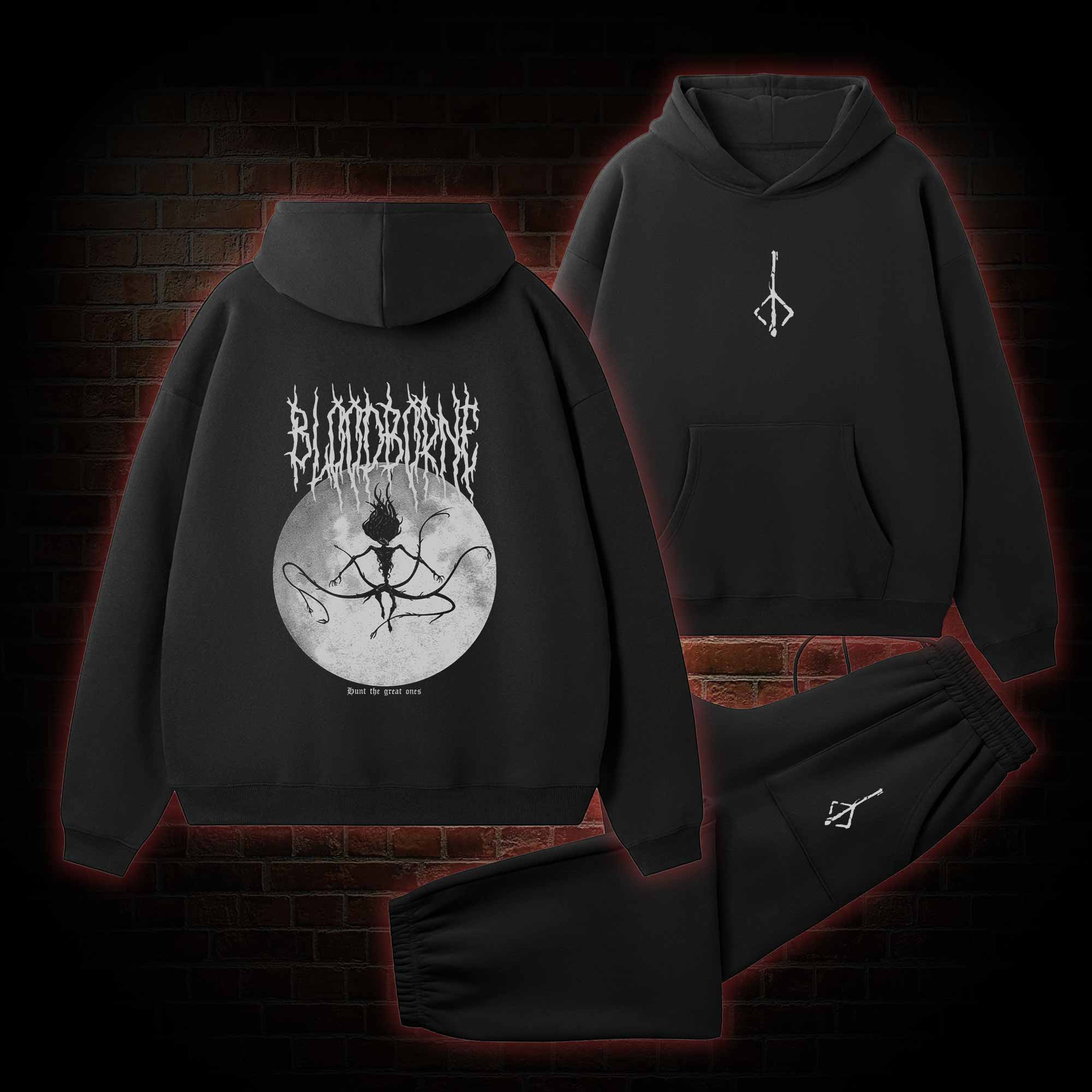Hunt The Great Ones Fleece Hoodie Set