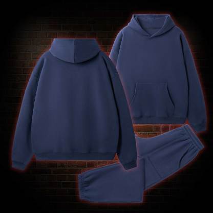 Unisex Vintage Fleece Hoodie Set