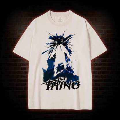The Thing Horror Movie Washed T-shirt