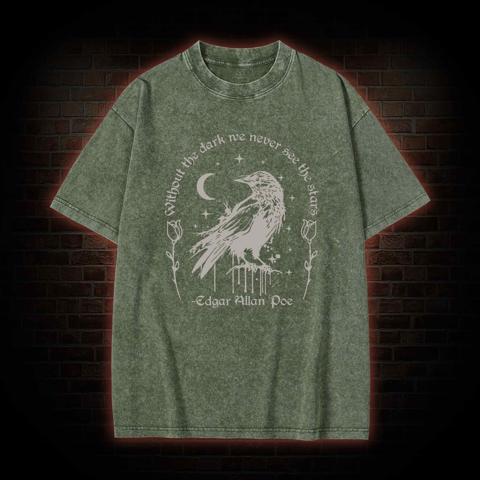 Without the Dark We Never See the Stars Washed T-shirt