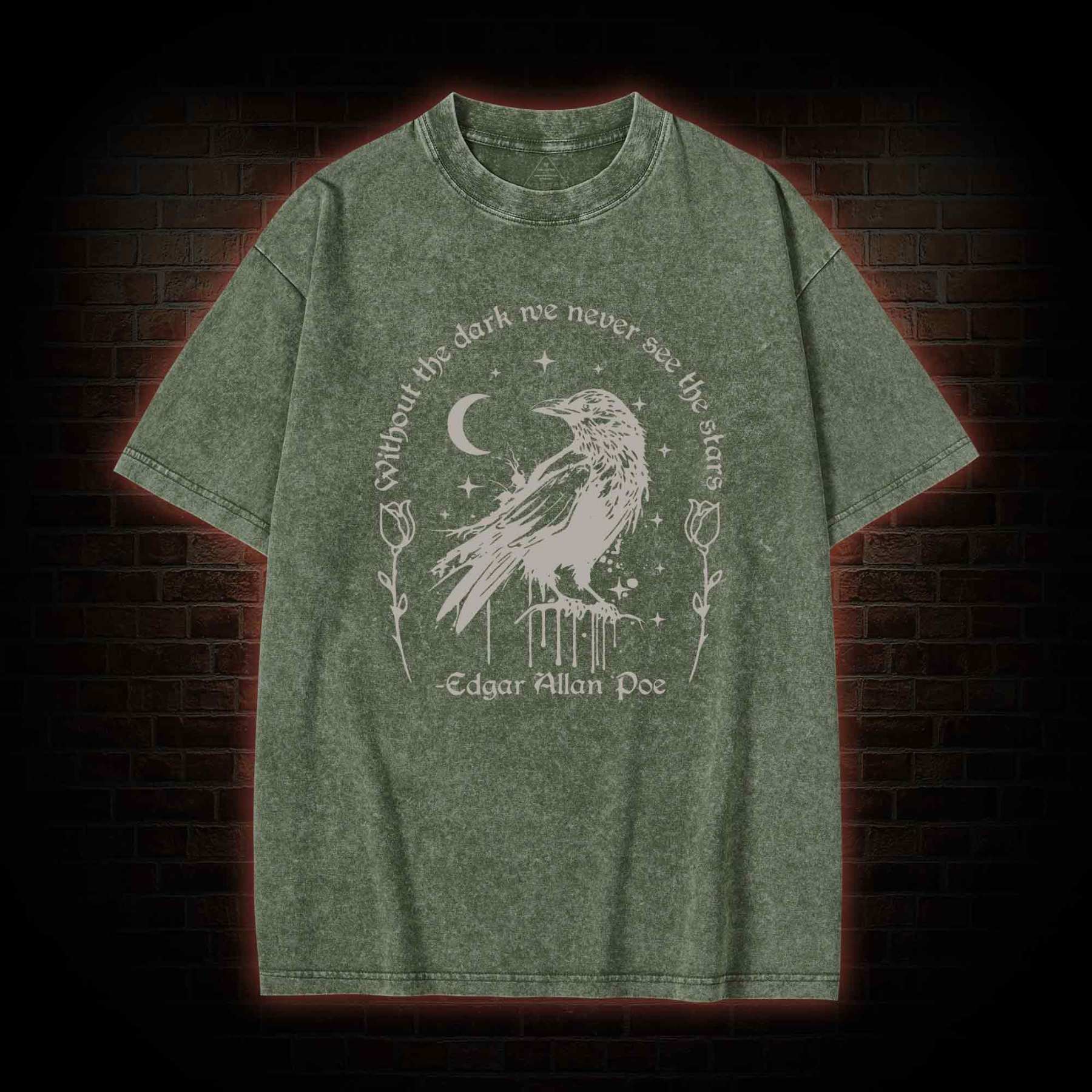 Without the Dark We Never See the Stars Washed T-shirt