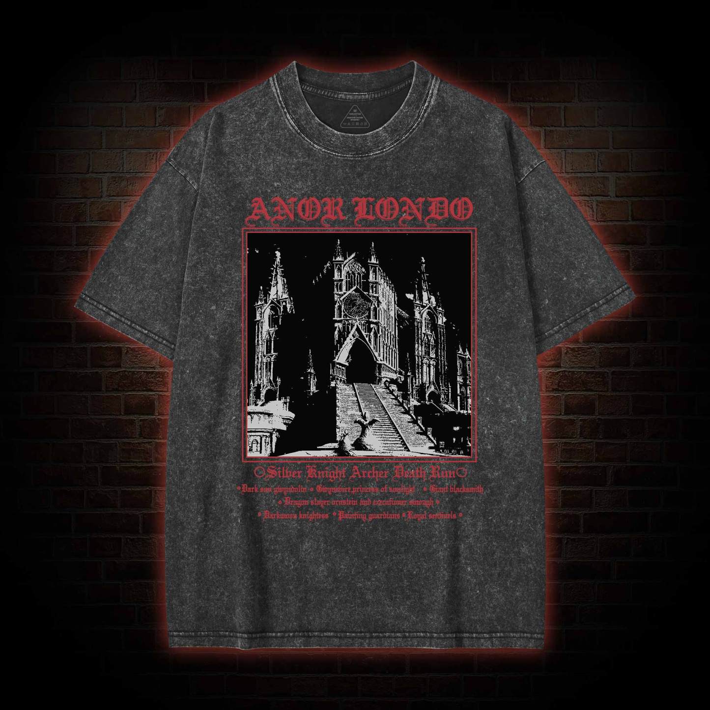 Retro Abandoned Lost City Washed T-shirt