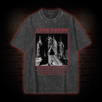 Retro Abandoned Lost City Washed T-shirt