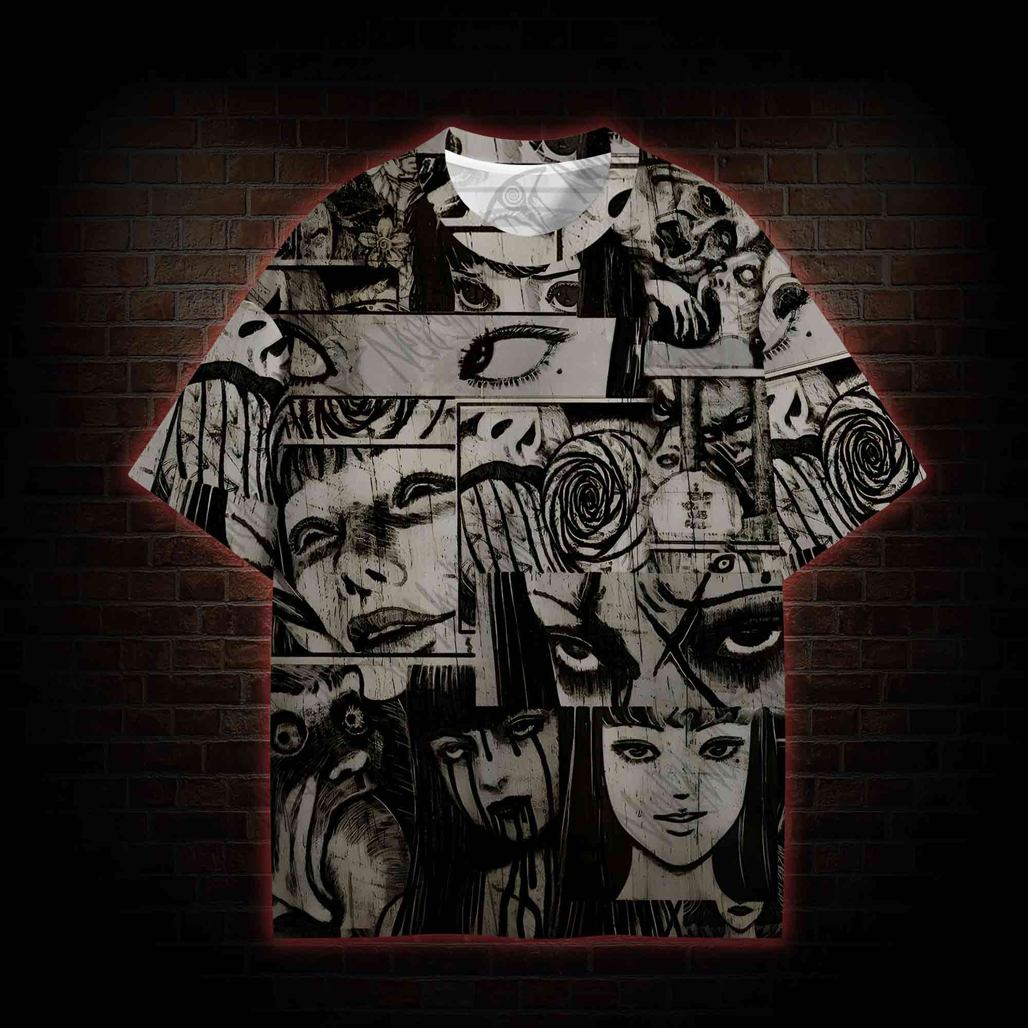 Horror Eyeball All Over Print T-shirt