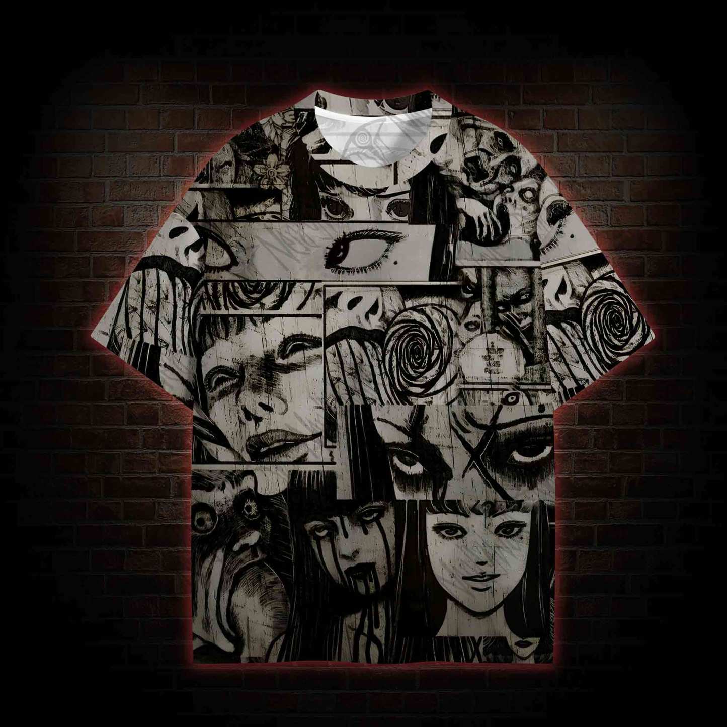 Horror Eyeball All Over Print T-shirt