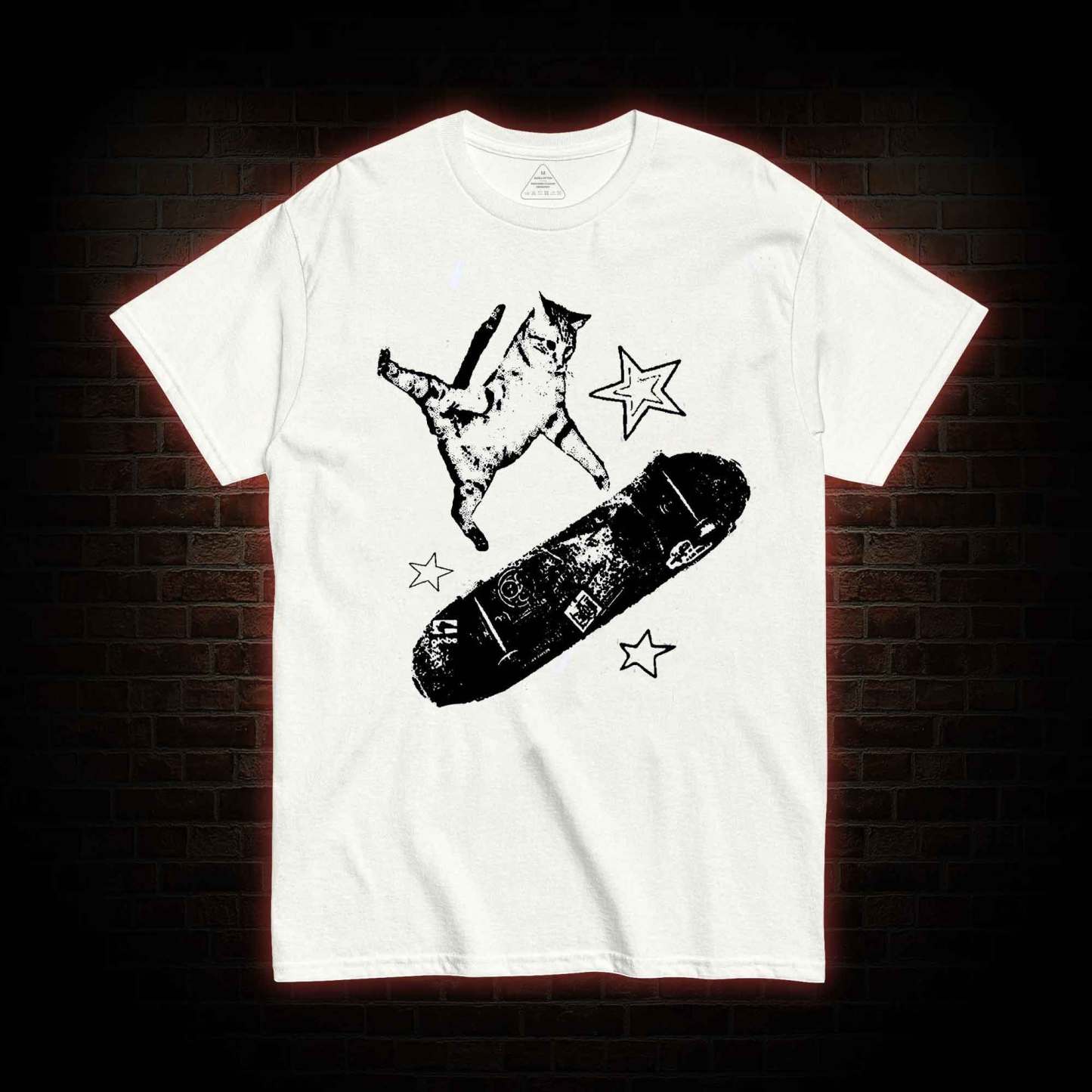 Skateboard Cat T-shirt