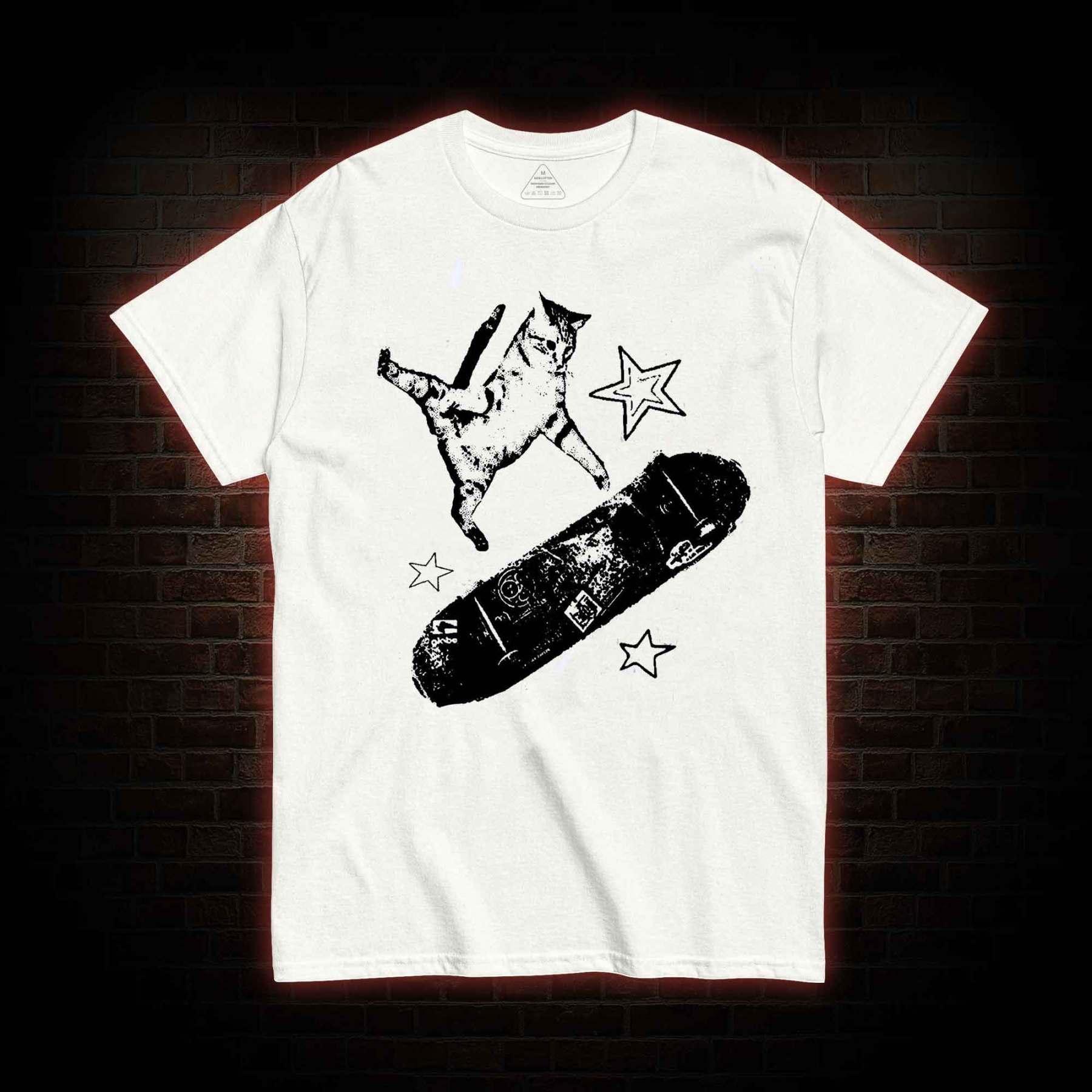 Skateboard Cat T-shirt