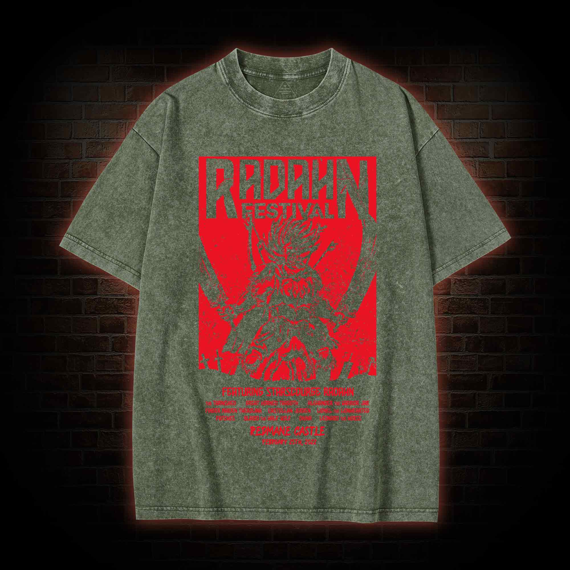 Battle Festival Washed T-shirt