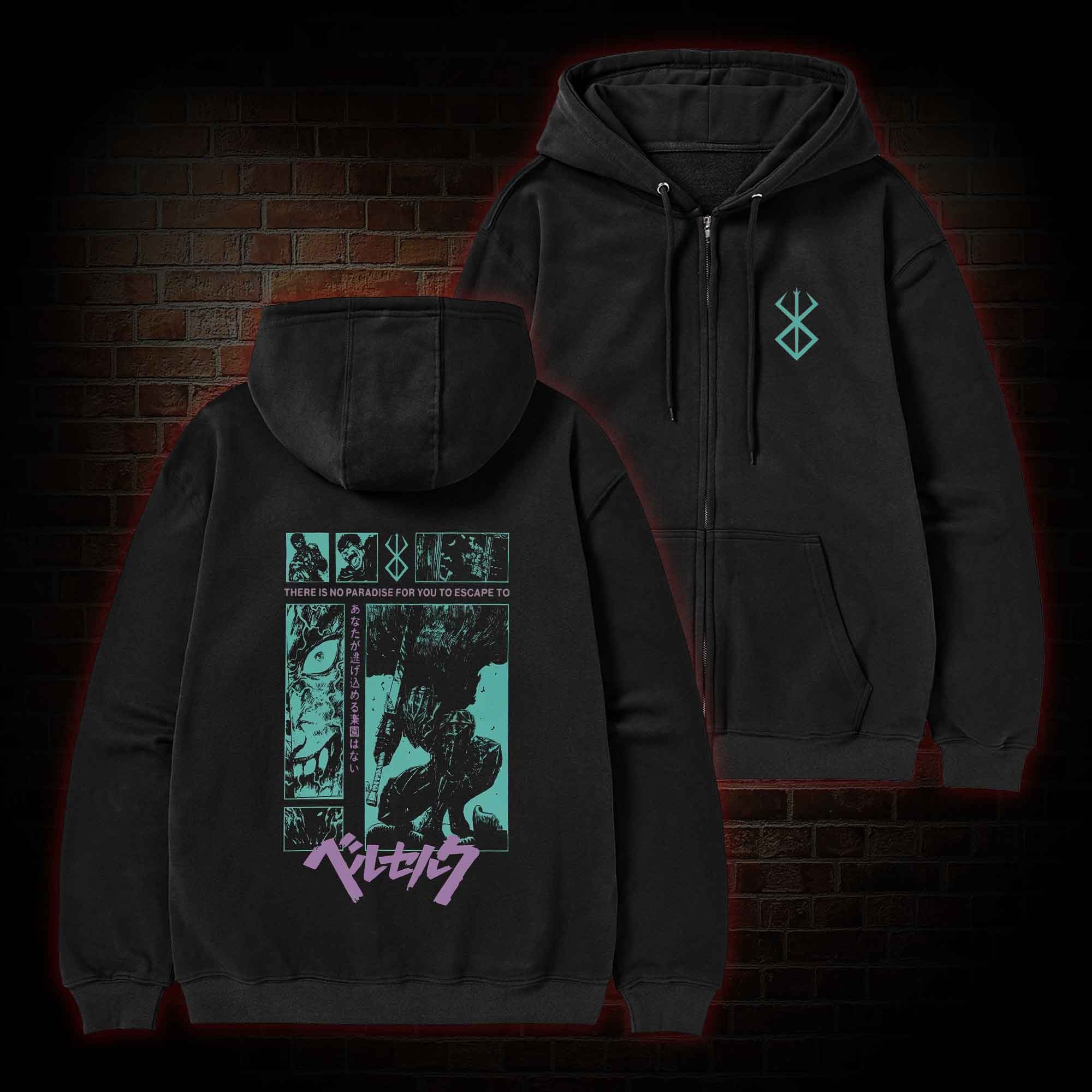 Struggler's Arm Vintage Zipper Hoodie