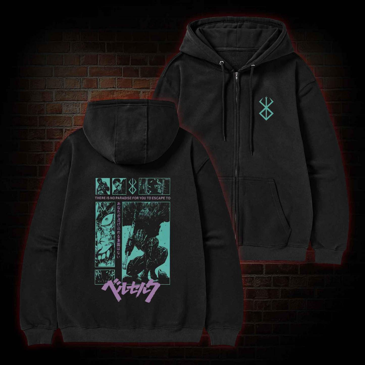 Struggler's Arm Vintage Zipper Hoodie