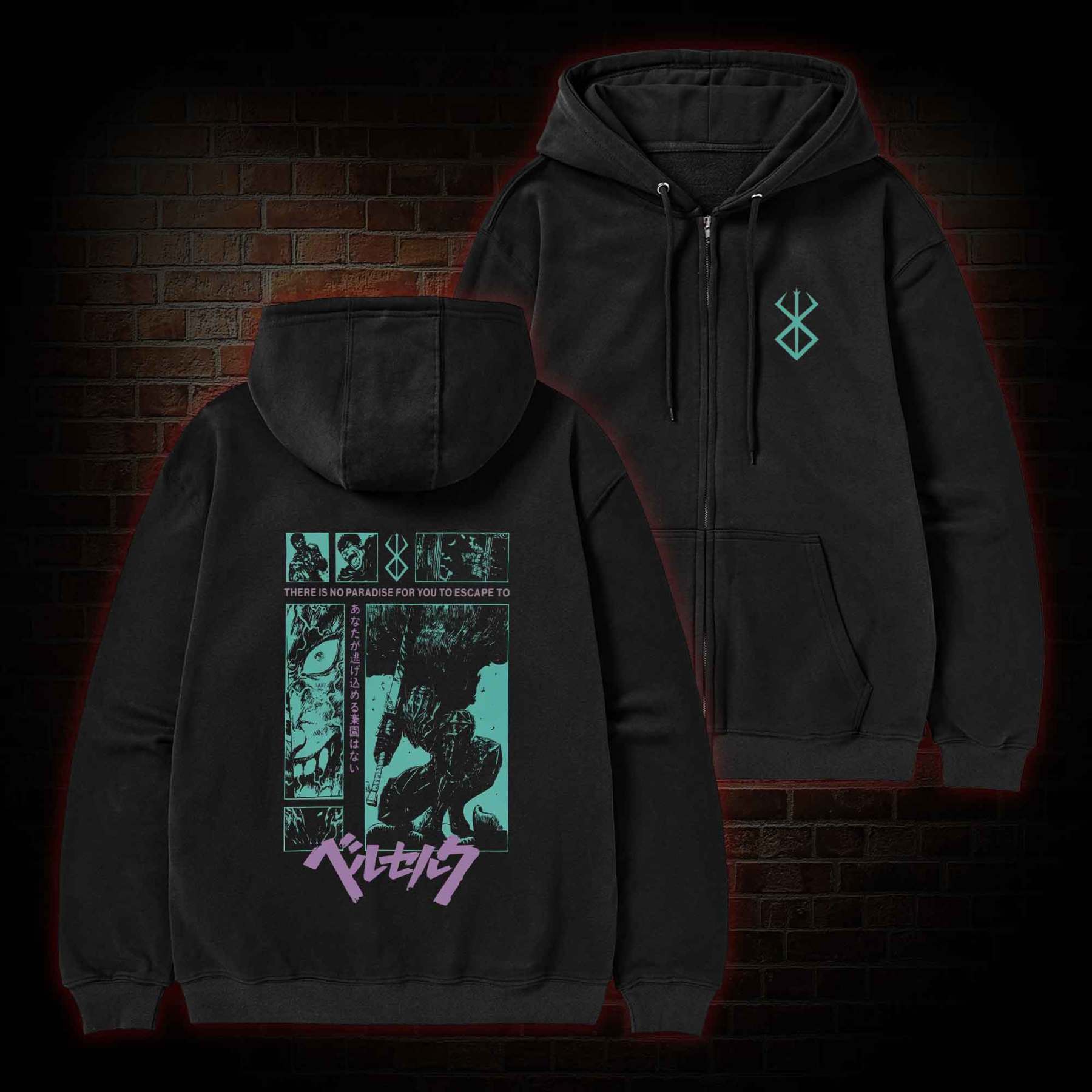 Struggler's Arm Vintage Zipper Hoodie