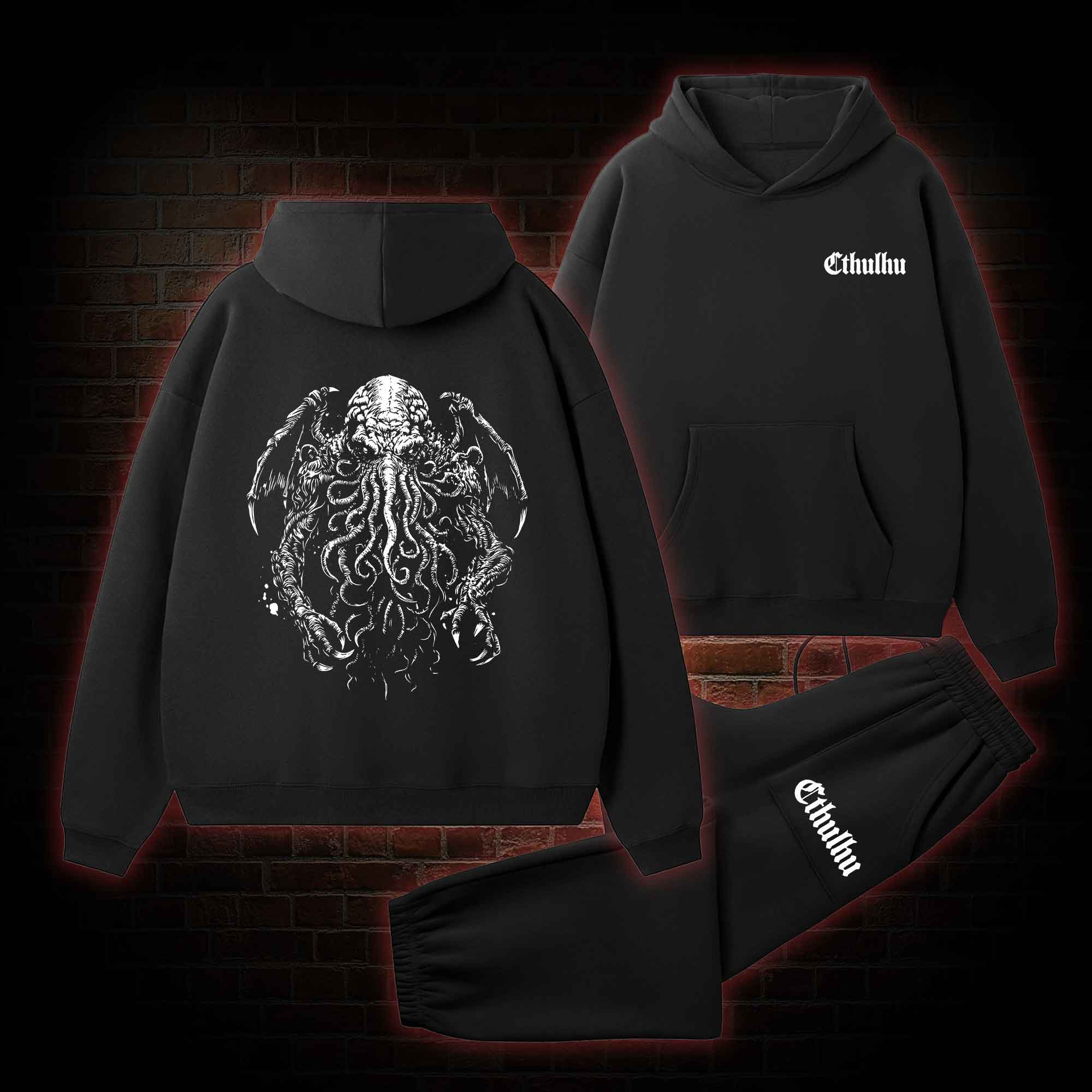 The Great Old One Cthulhu Fleece Hoodie Set