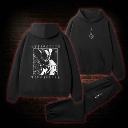 Blood Hunter Vintage Fleece Hoodie Set