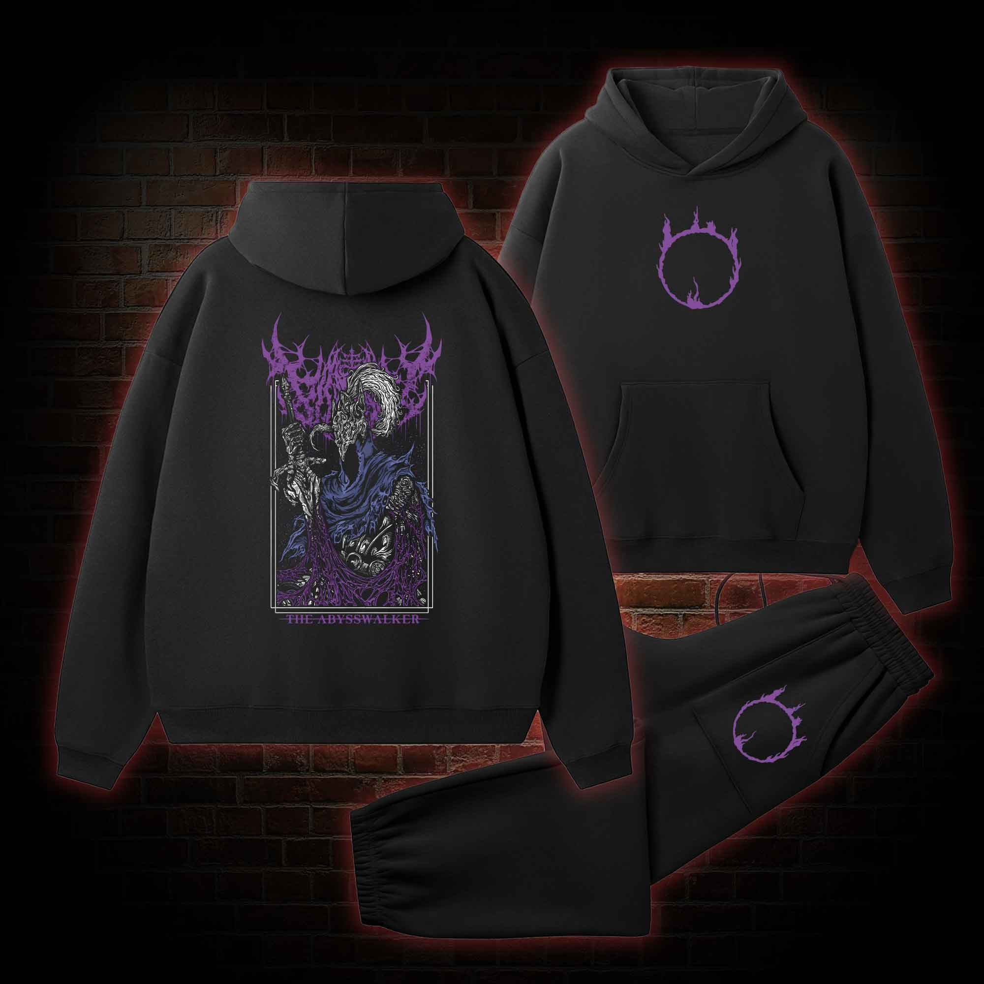 Into the Abyss Fleece Hoodie Set