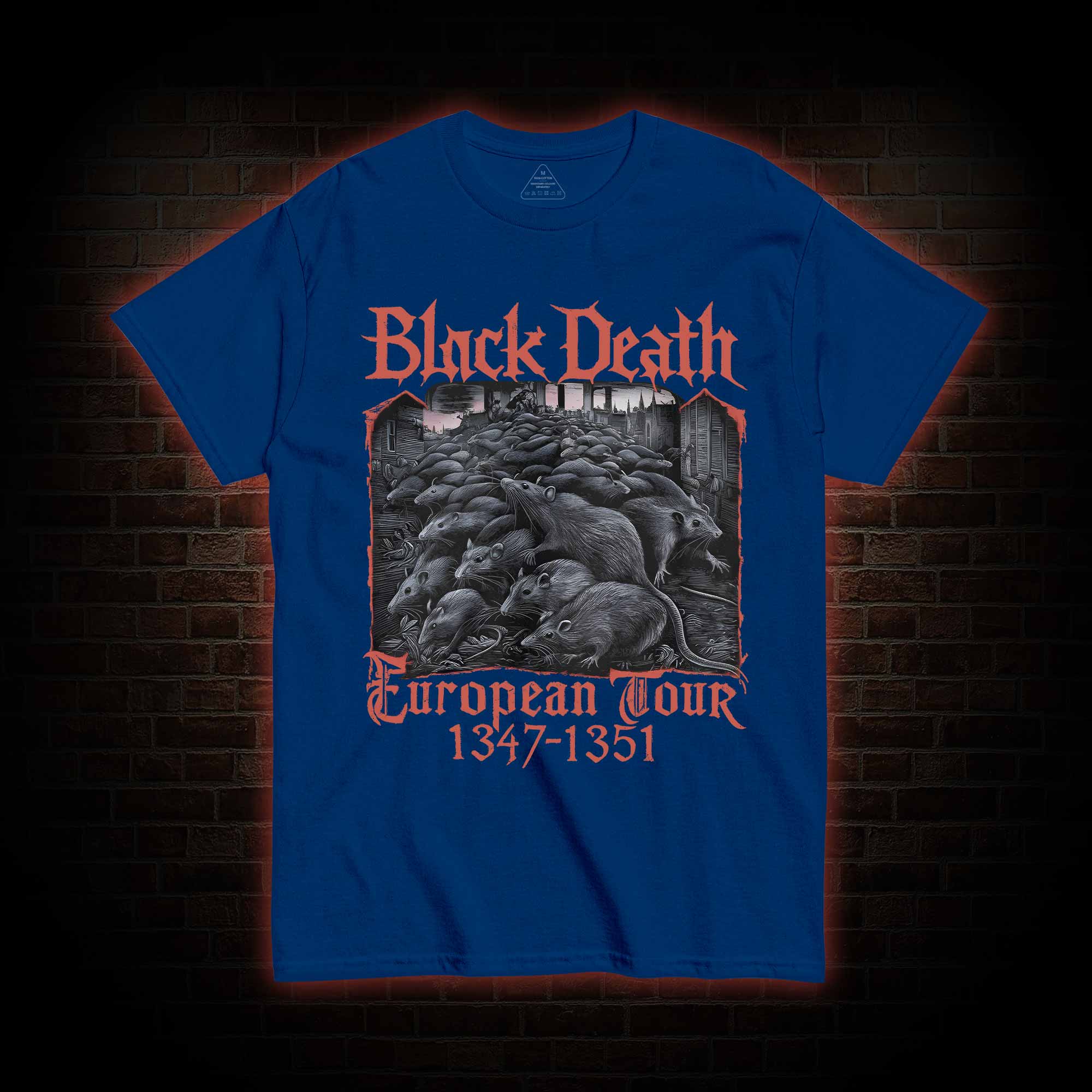 Vintage Black Death European Tour T-shirt