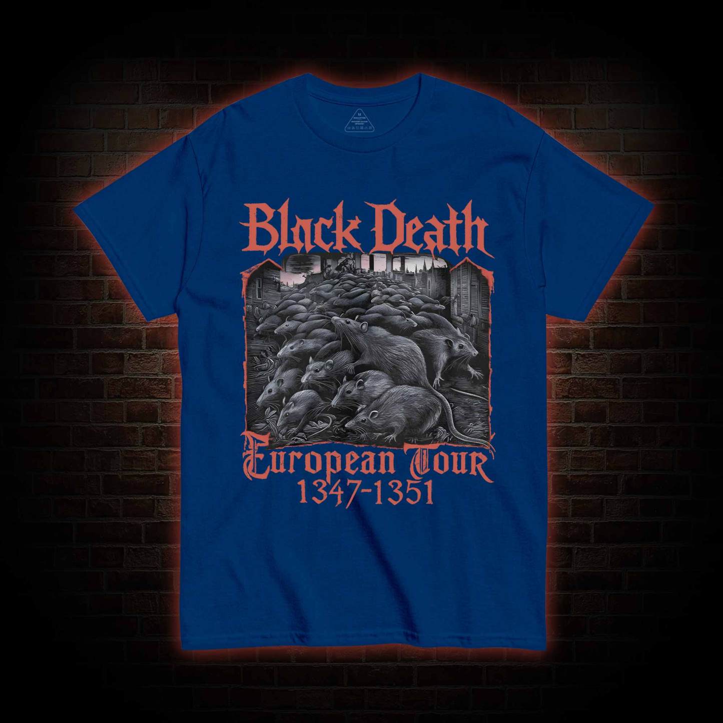 Vintage Black Death European Tour T-shirt