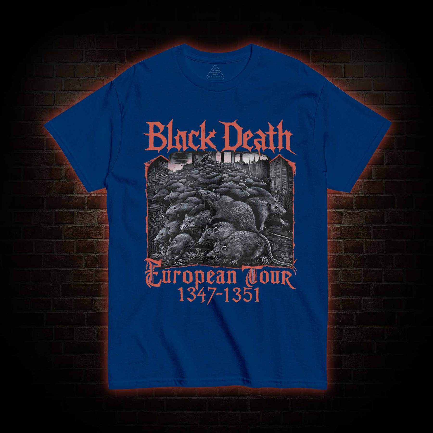Vintage Black Death European Tour T-shirt