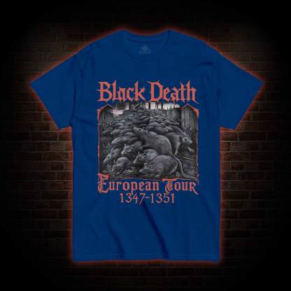 Vintage Black Death European Tour T-shirt