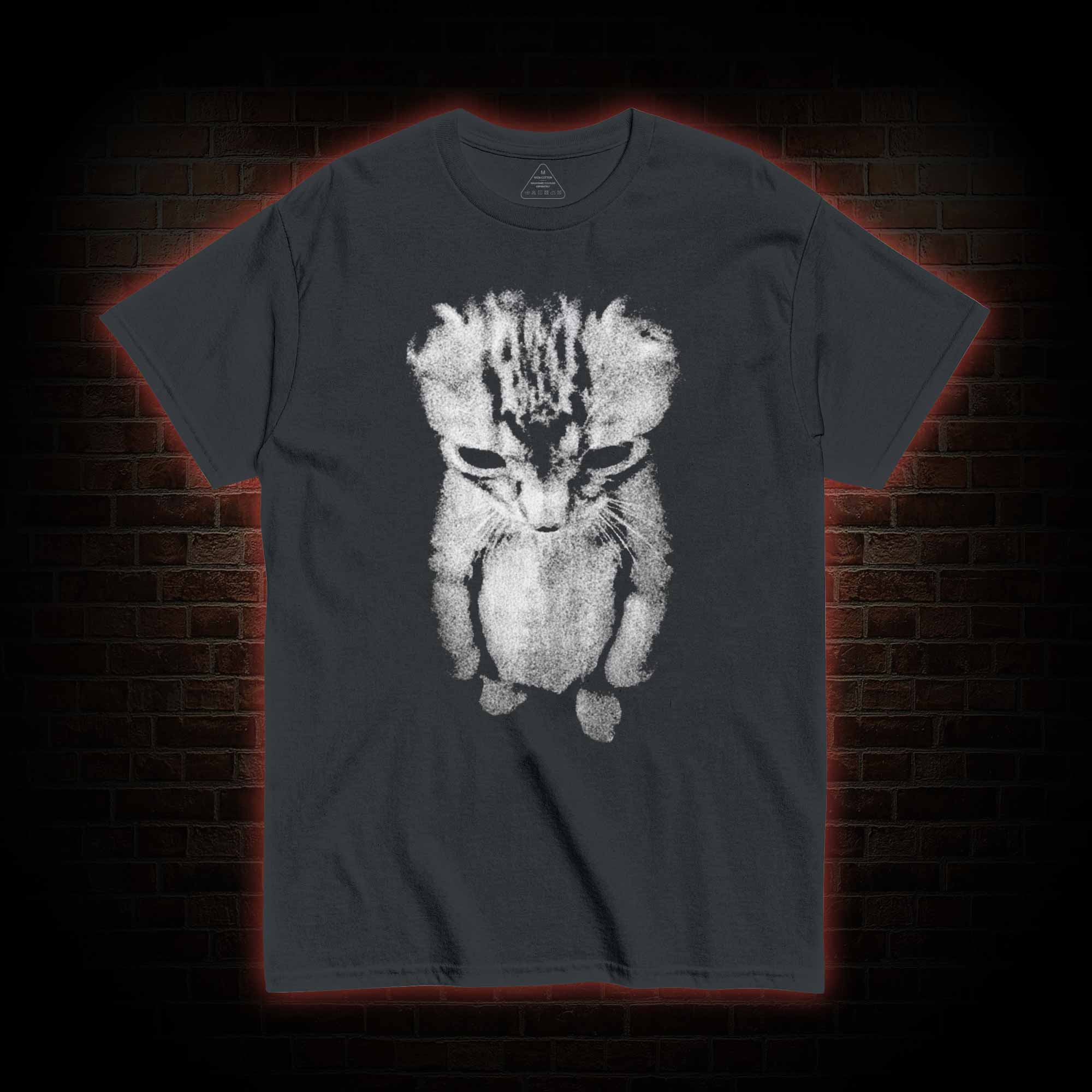Sad Kitten Meme Standing Cat T-shirt