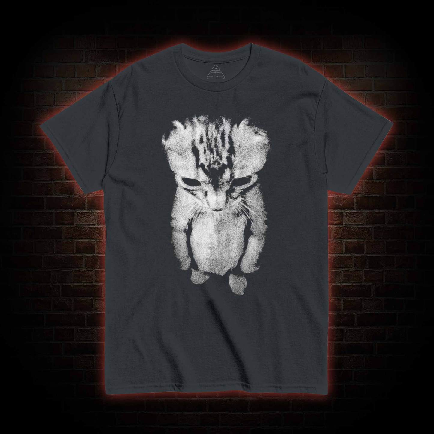 Sad Kitten Meme Standing Cat T-shirt