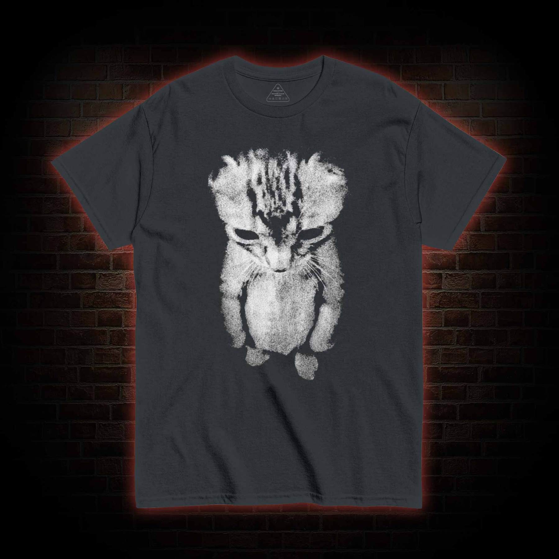 Sad Kitten Meme Standing Cat T-shirt