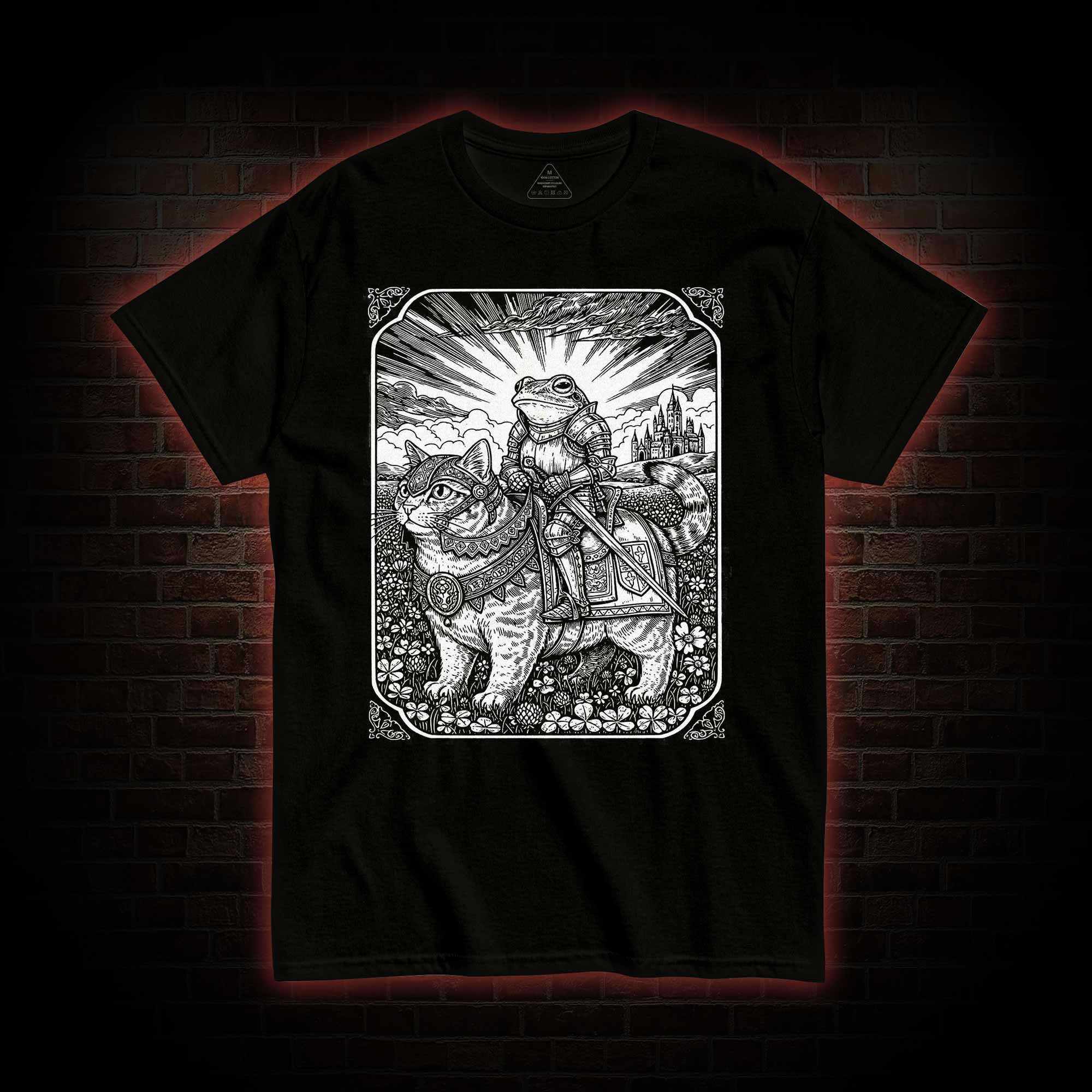 Funny Frog and Cat T-shirt